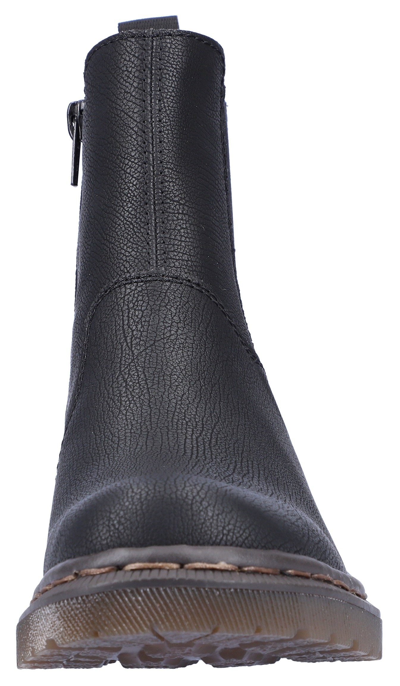 Rieker Chelsea-boots met logo-opschrift aan de stretchinzet