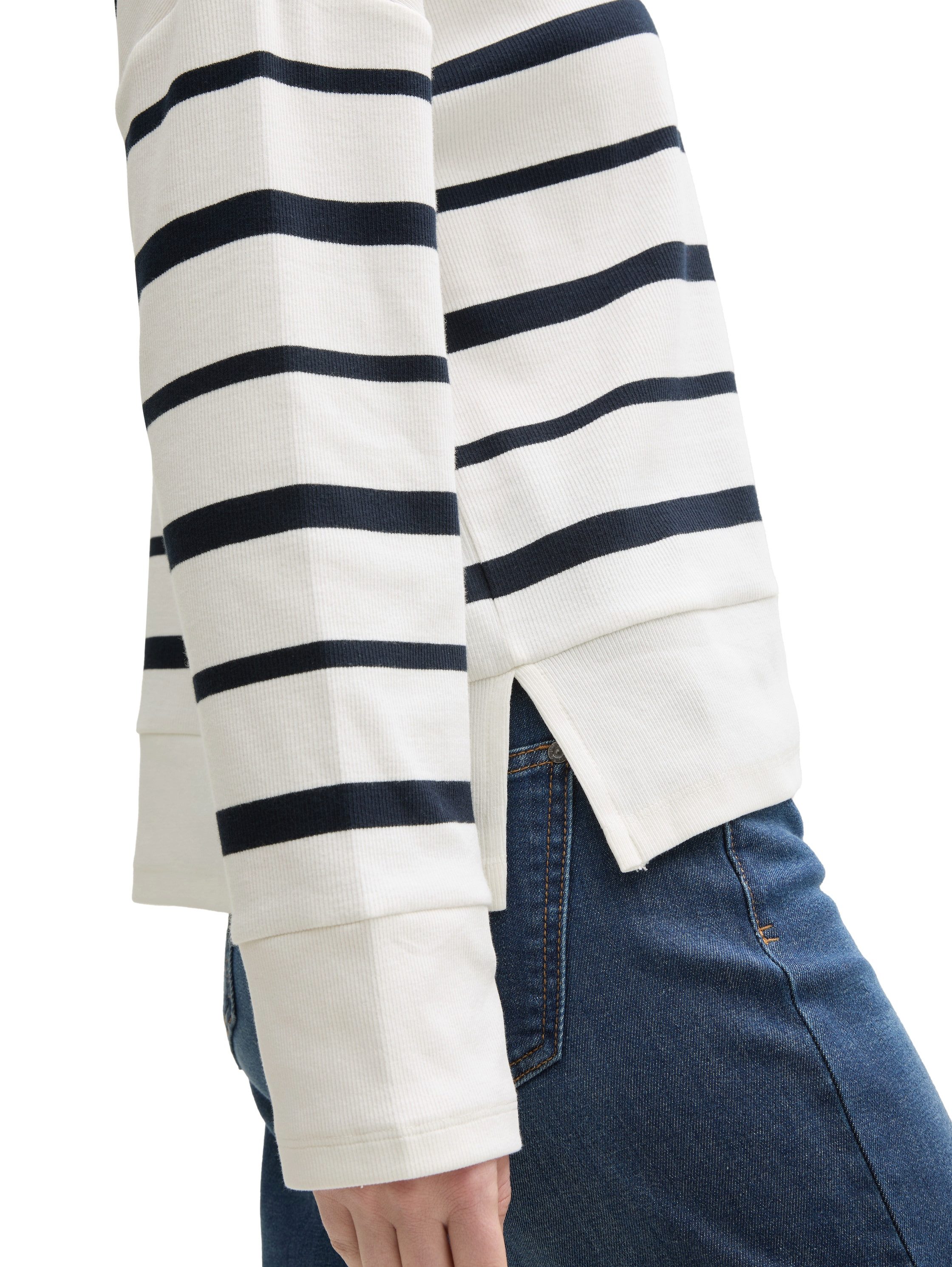 Tom Tailor Shirt met lange mouwen met gestreept patroon