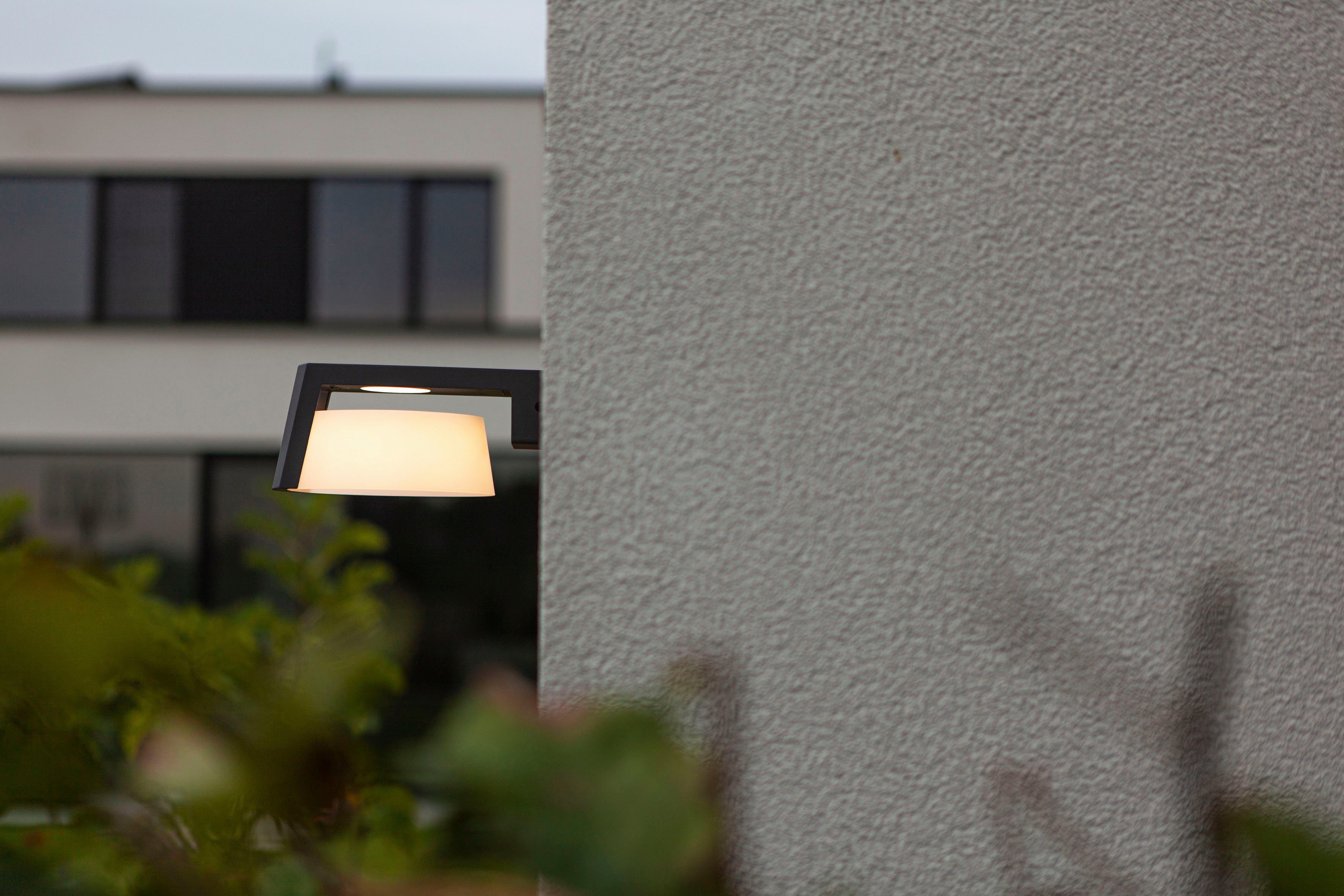 LUTEC Ledwandlamp voor buiten Moon (1 stuk)