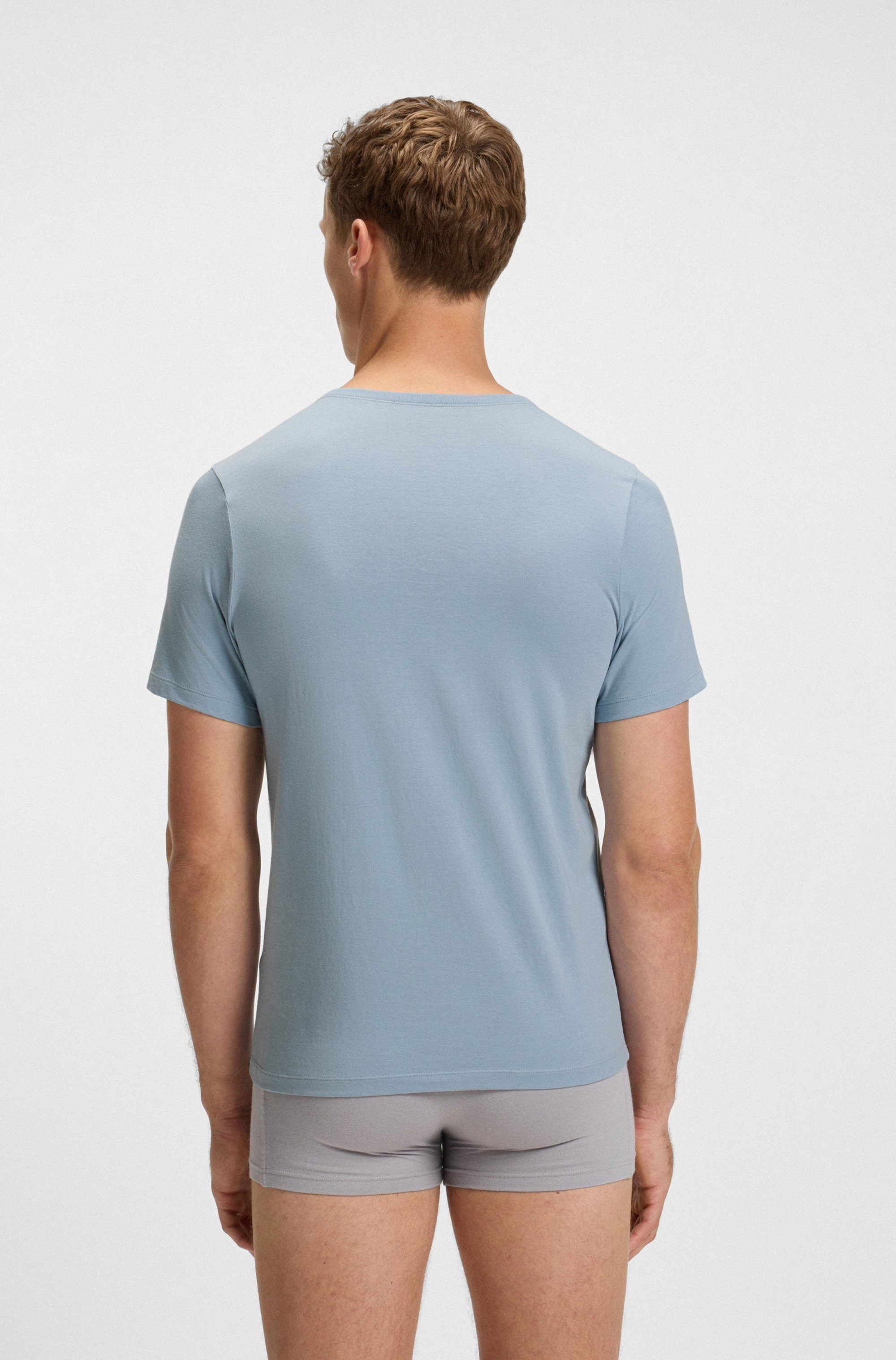 BOSS T-shirt TShirtRN 3P Classic (3-delig)