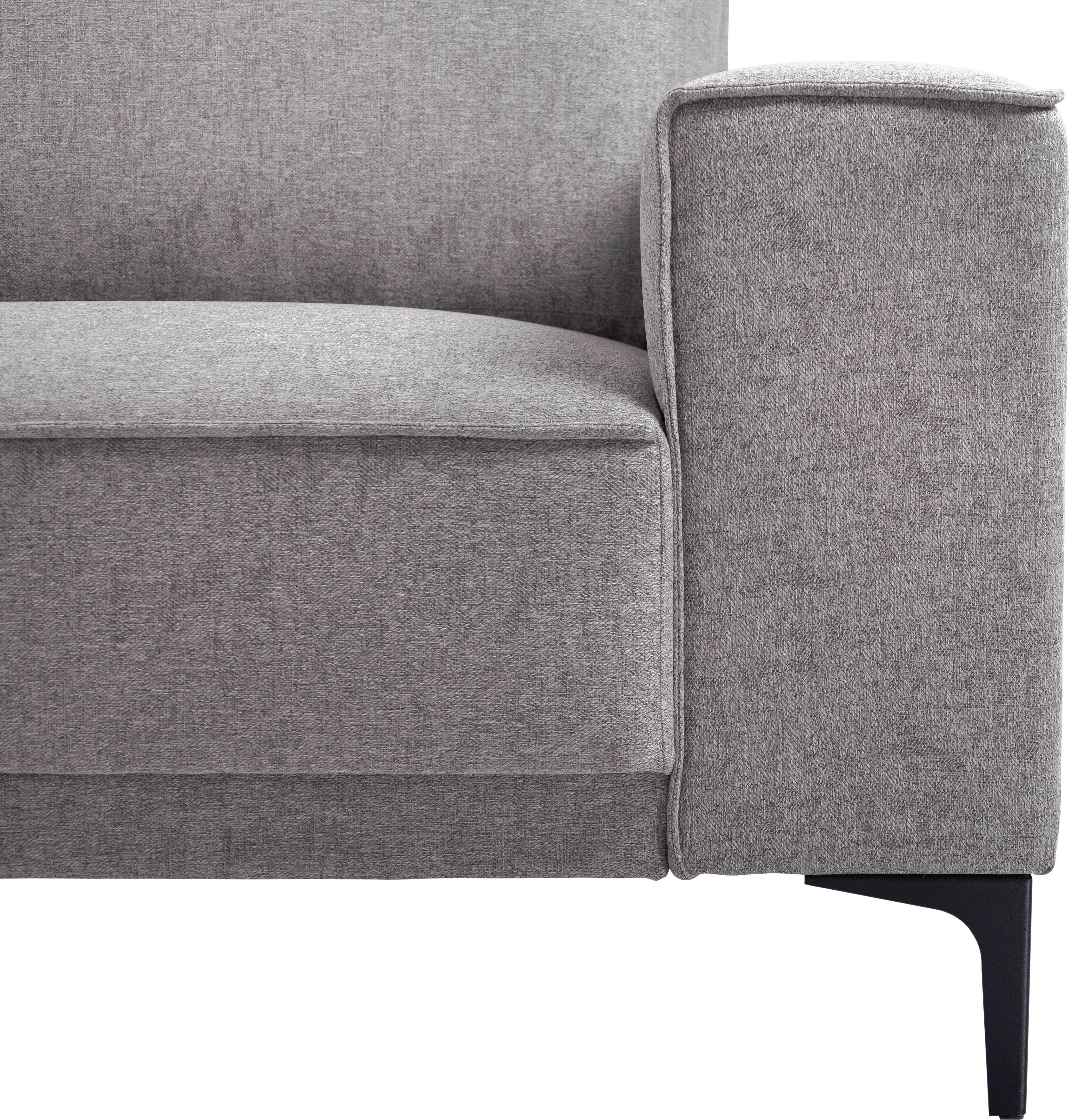 Places of Style Hoekbank Oland, structuur, platweefsel, luxe microvezel, bouclé