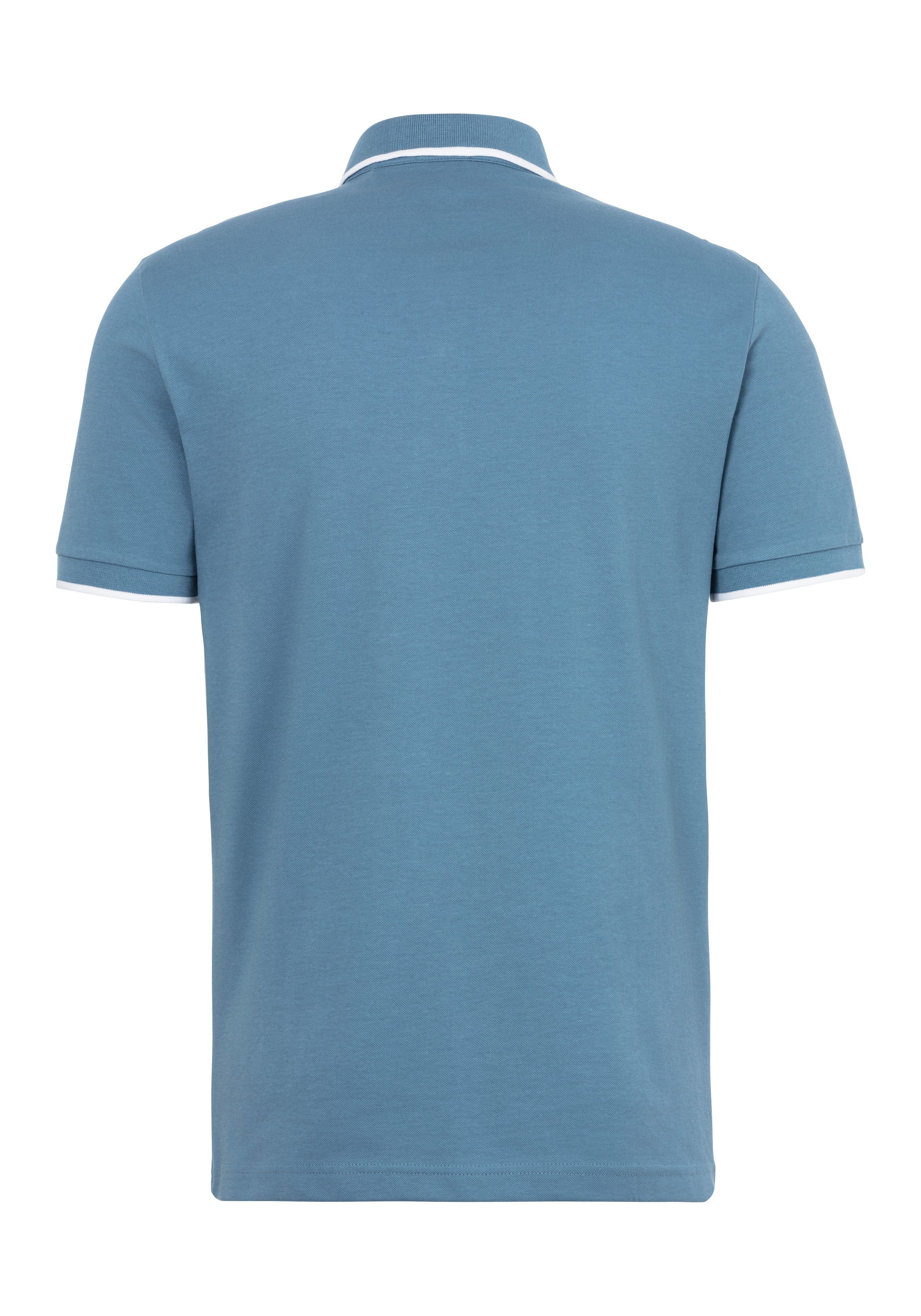 Boss Orange Poloshirt Passertip met boss badge