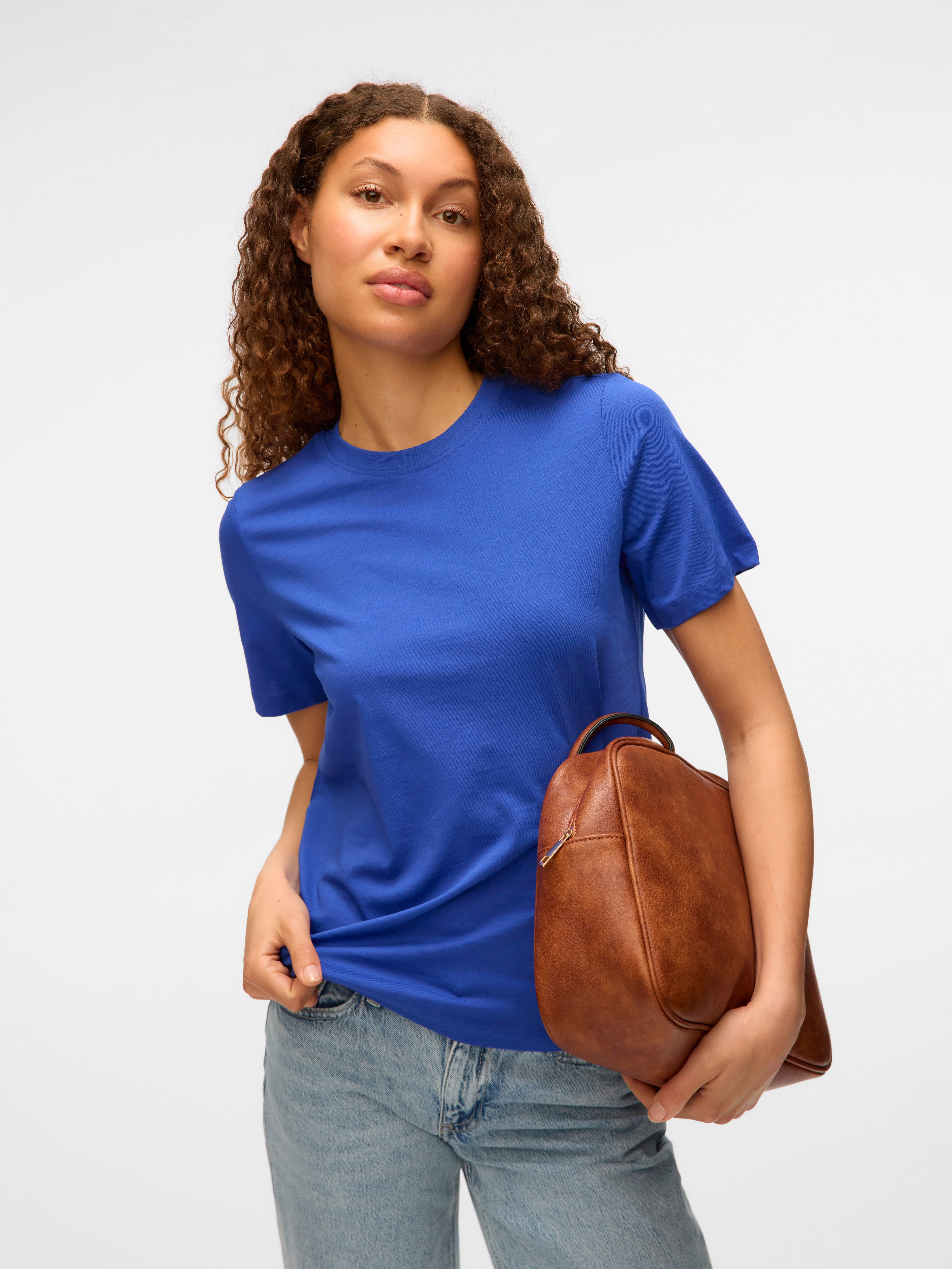 Vero Moda Shirt met korte mouwen VMPAULINA SS T-SHIRT GA JRS NOOS