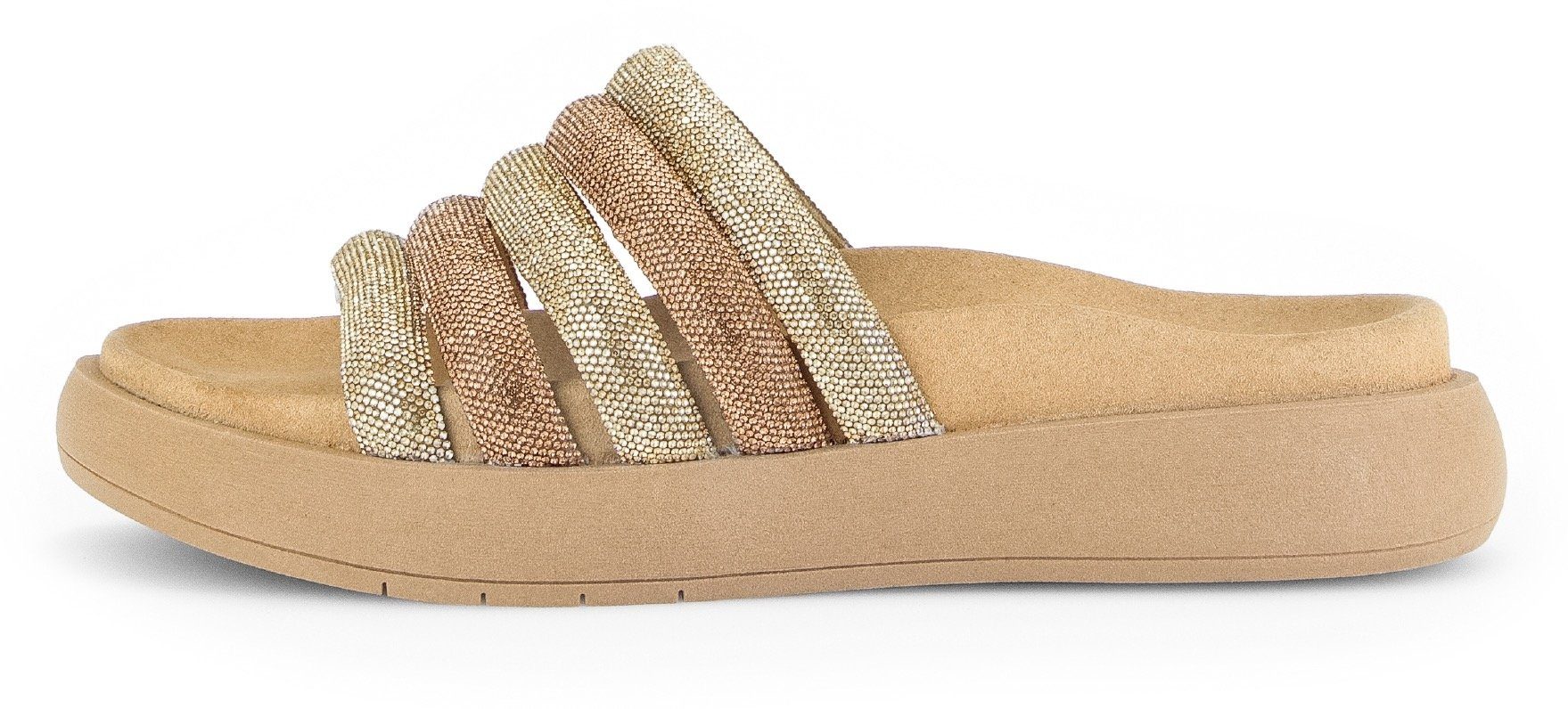 Gabor Slippers plateau, zomerschoen, slippers met best fitting-uitrusting
