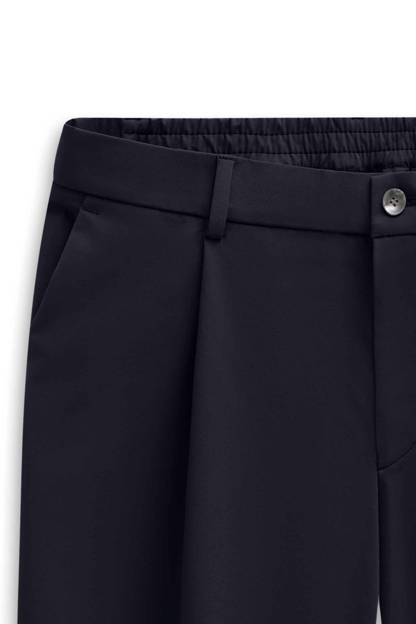 Bugatti Bandplooibroek Tapered fit met flexcity performance stretch