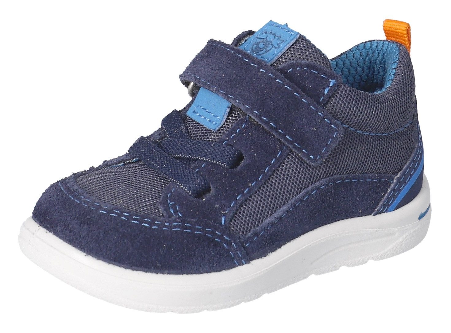 PEPINO by RICOSTA Babyschoentjes Ebbo WMS: gemiddeld , veterschoen met wms-systeem, retro-look, maat...