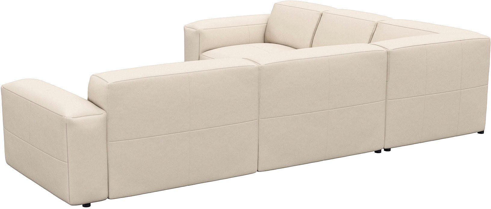 FLEXLUX Hoekbank Lucera, super comfortabel door hoogwaardige zitconstructie met koudschuim