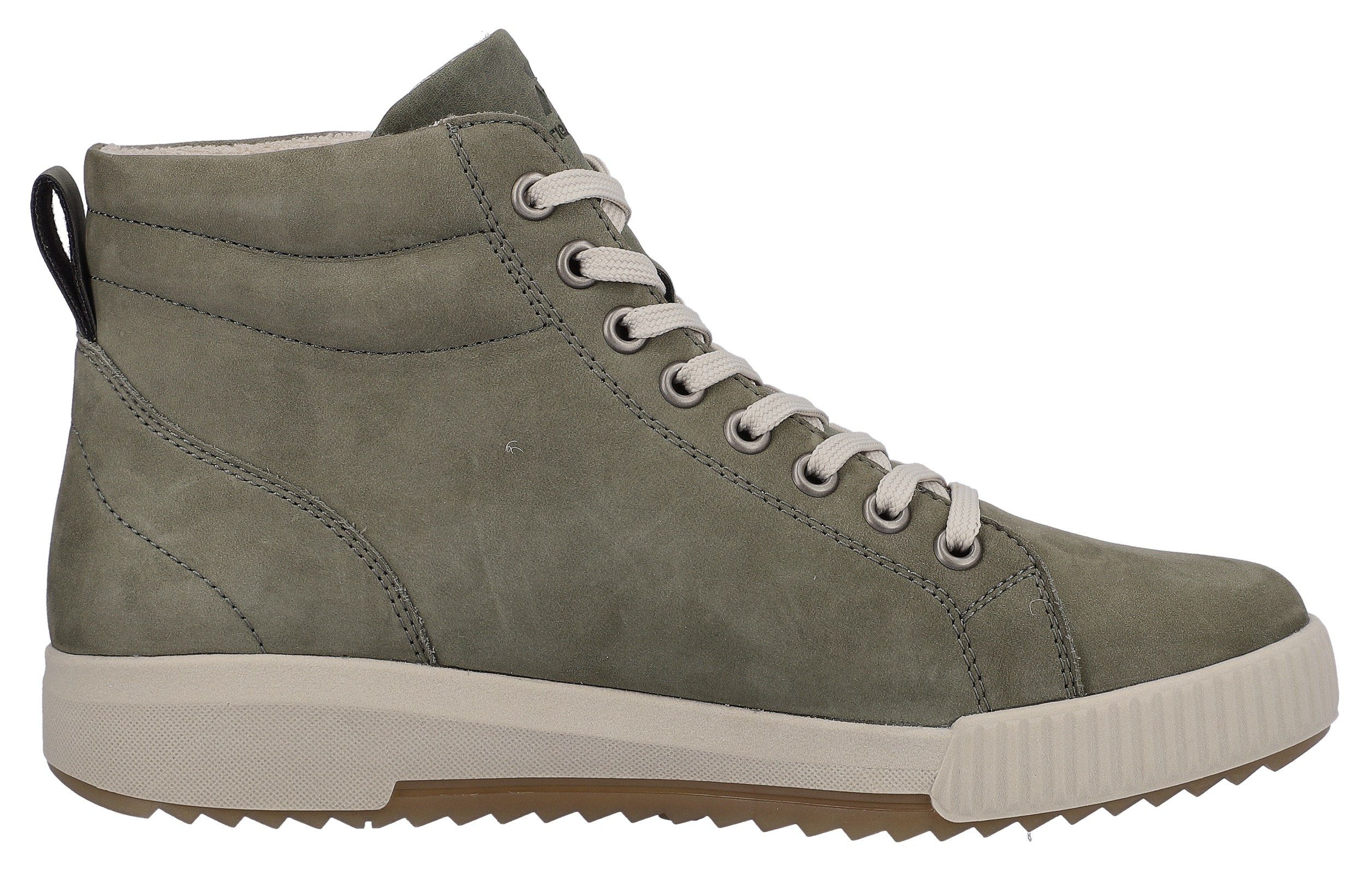 RIEKER Sport Hoge veterschoenen ankle boot, high top sneaker, leisure boots with zipper