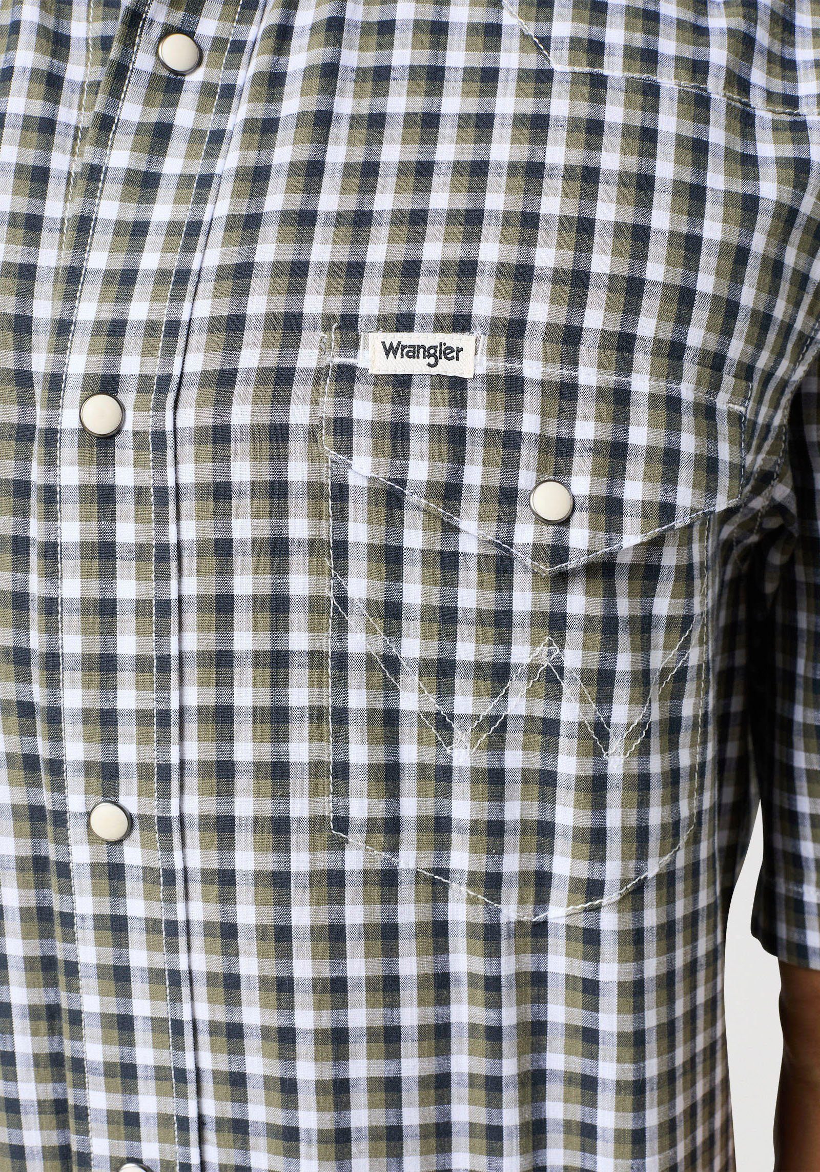 Wrangler Overhemd met korte mouwen