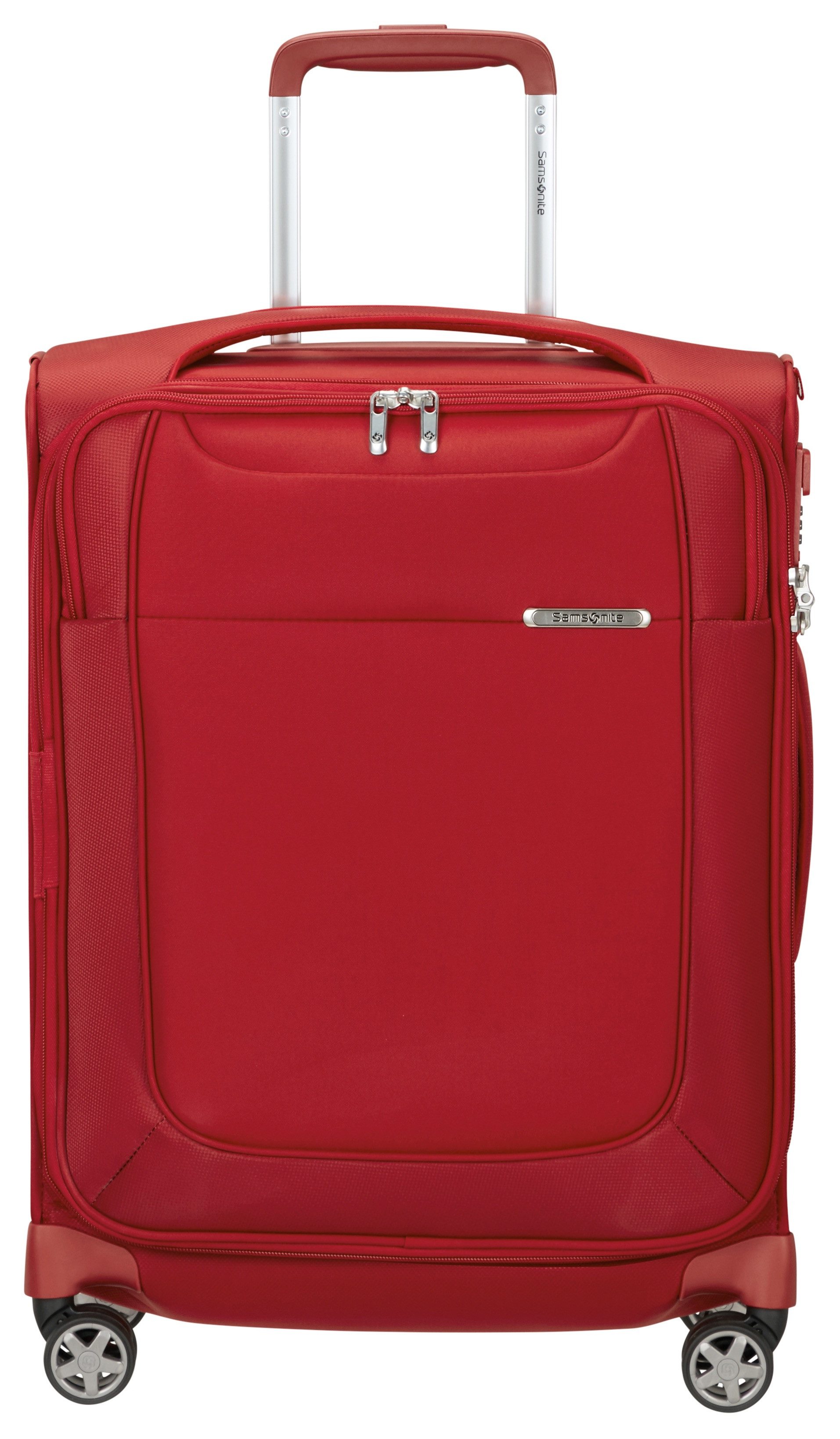 Samsonite D'Lite Spinner 55 Exp chili red Zachte koffer