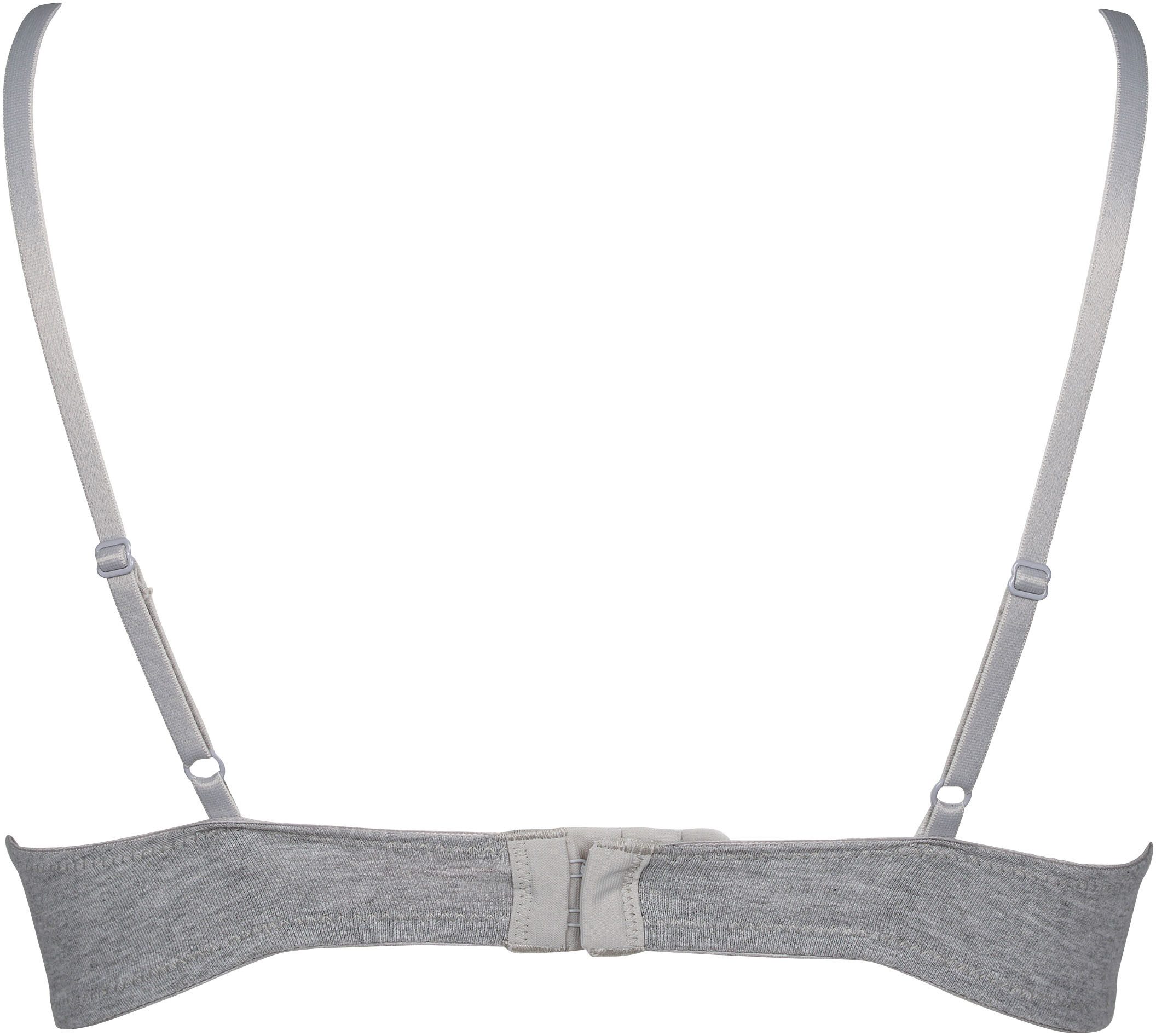 MUSTANG Soft-bh Padded cotton bra met delicate kantapplicatie (Set van 2)