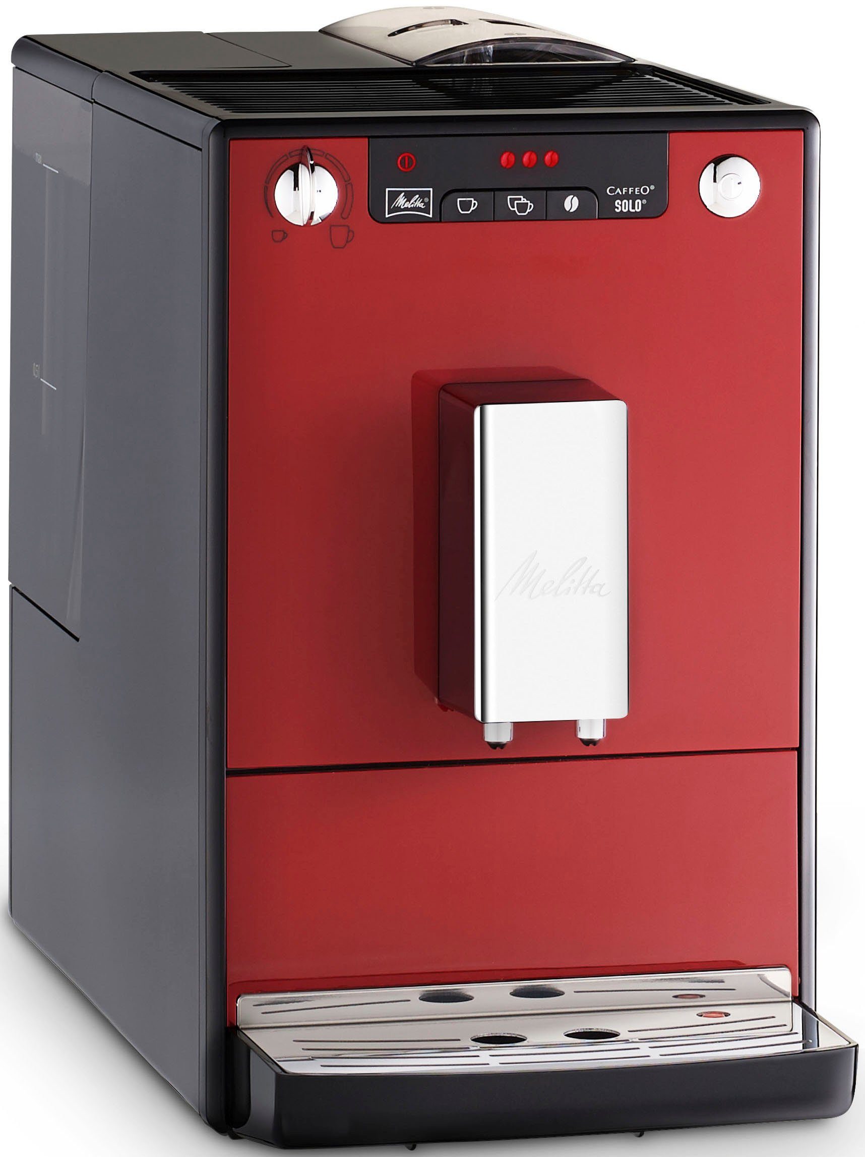 Melitta Volautomatisch koffiezetapparaat Solo® E950-201, zwart, Perfect voor caffè crema & espresso, slechts 20 cm breed