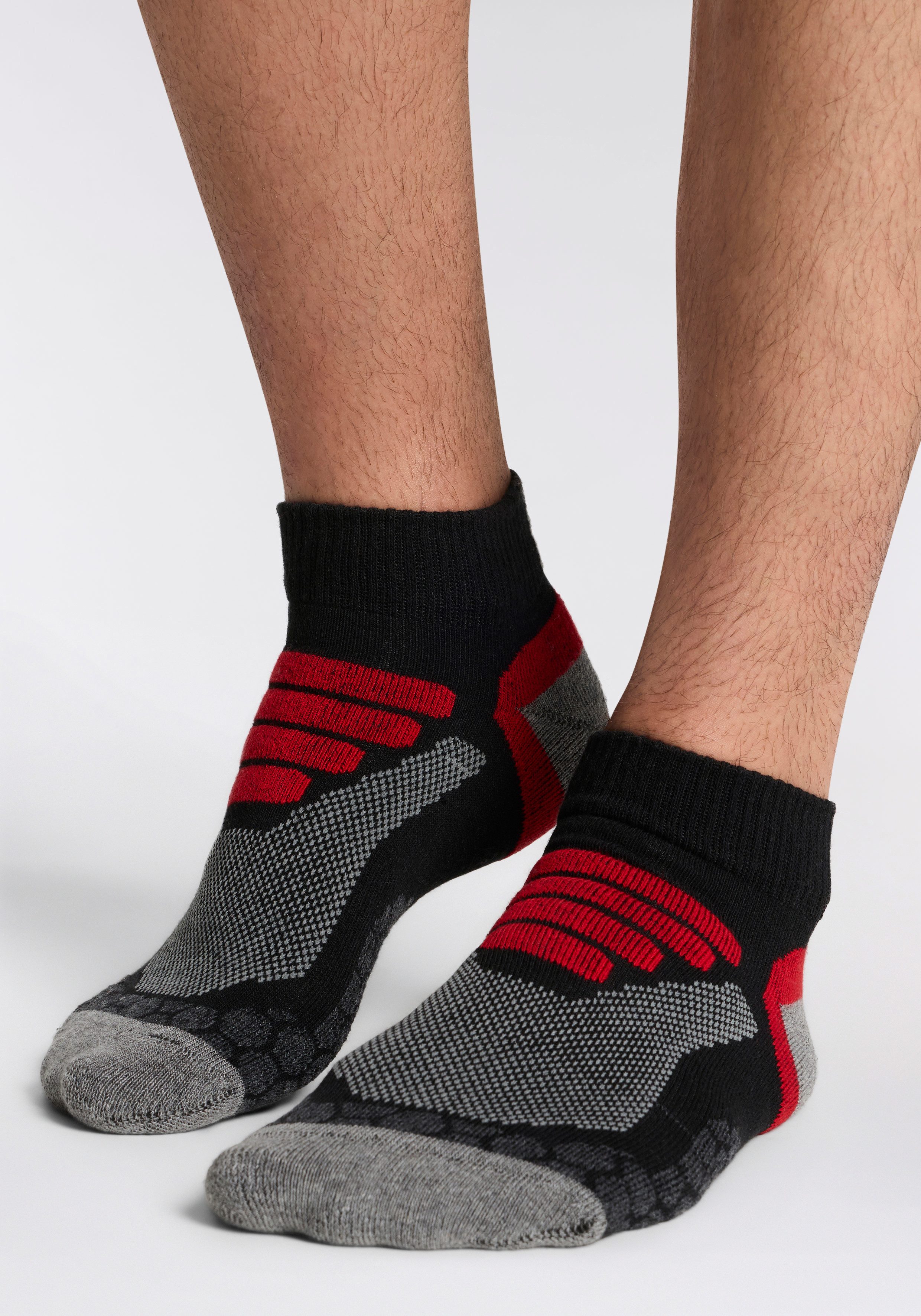 XTREME sockswear Runningsokken Unisex sport- en functionele sokken met ribstructuur (2 paar)