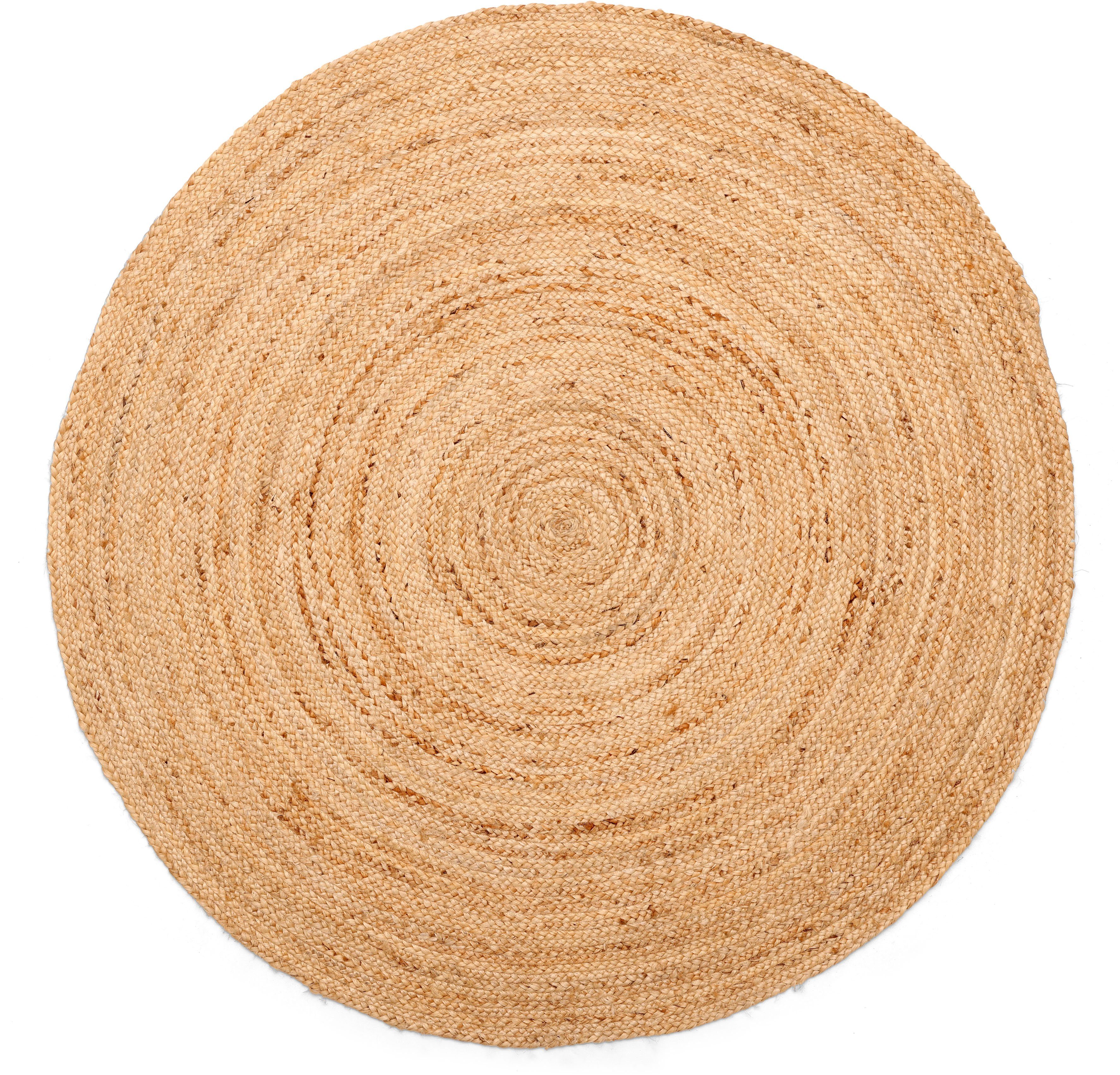 Myflair Möbel & Accessoires Vloerkleed Lola Jute tapijt, omkeerbaar tapijt, handgeweven, 100% natuurlijke vezel, Boho-stijl