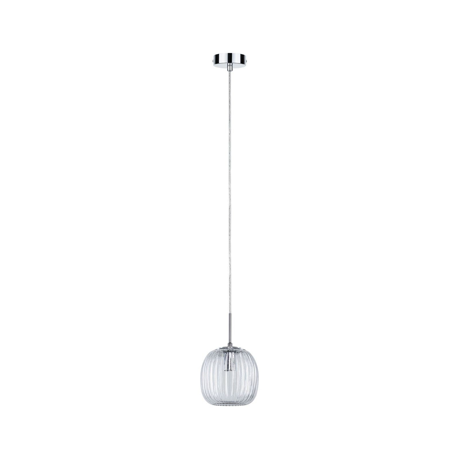 Paulmann Hanglamp Ruya E14 max. 20W Glas, Chroom (1 stuk)