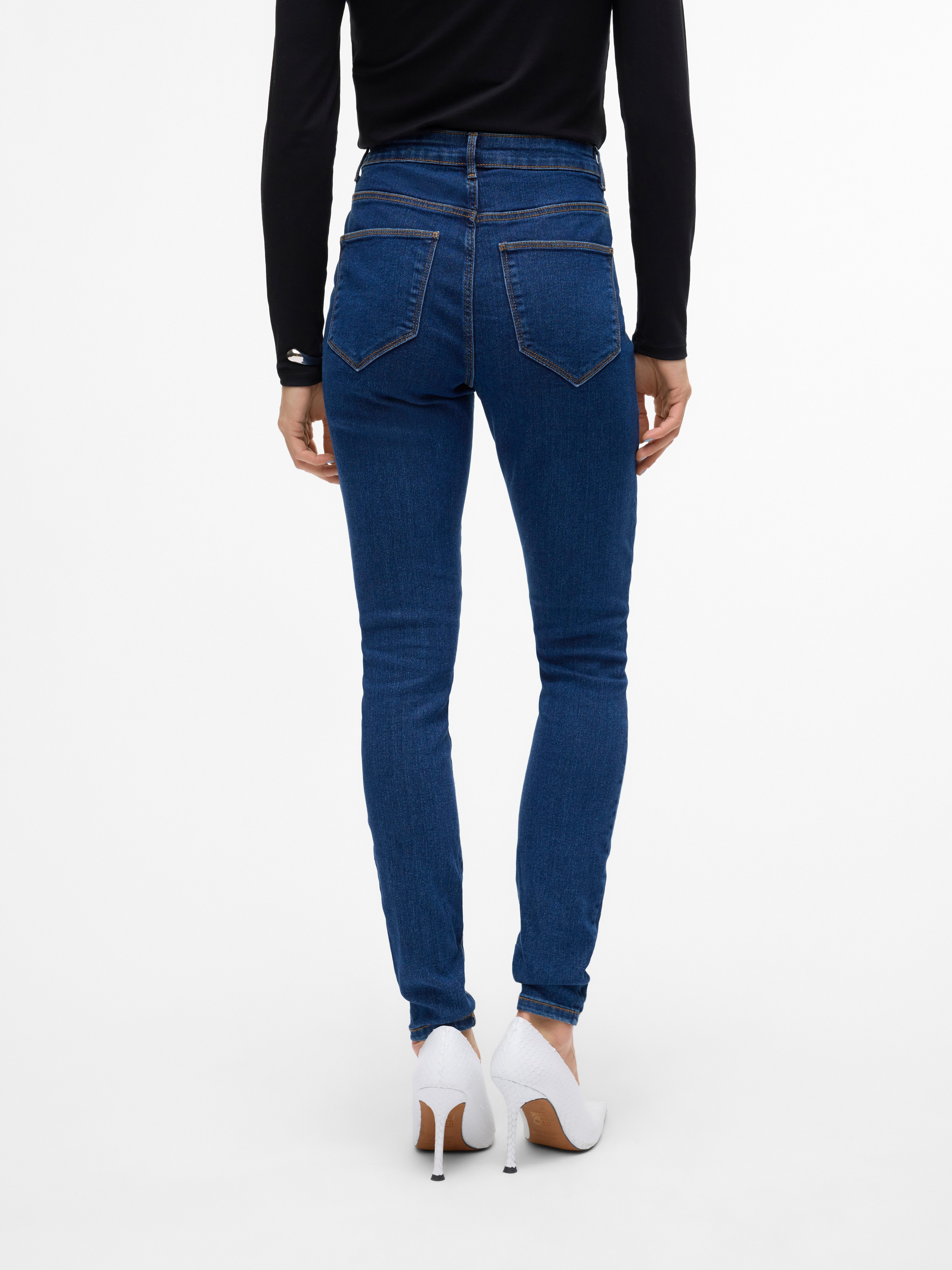 Vero Moda Skinny fit jeans VMELLY MR SKINNY JEANS BLUE NOOS