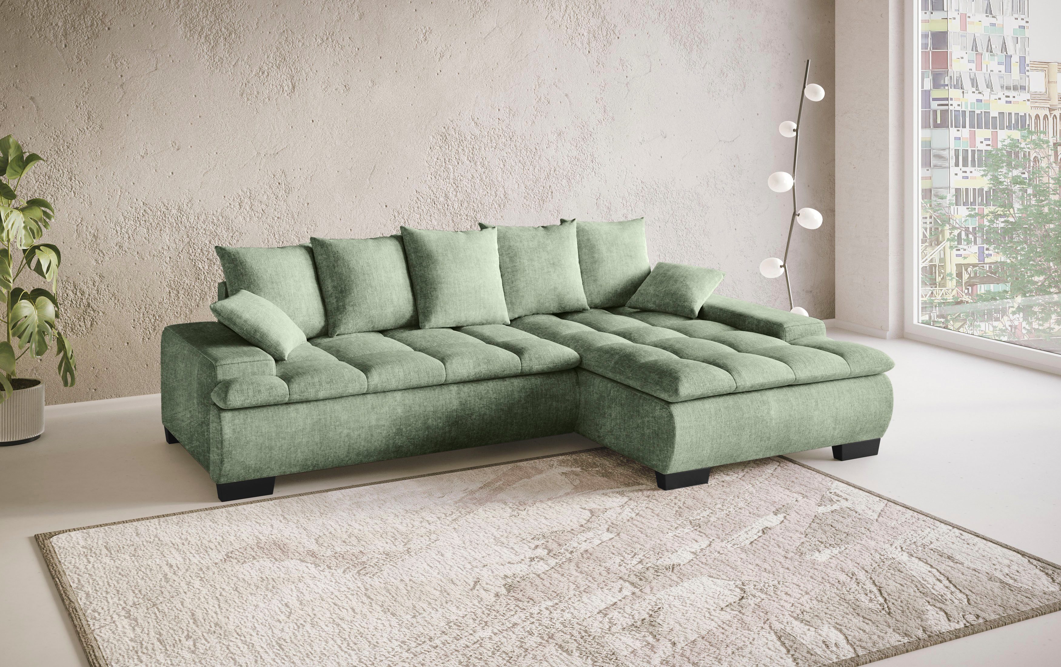 Mr. Couch Hoekbank Haiti II, L-vorm Optioneel met koudschuim, bed, bedlade