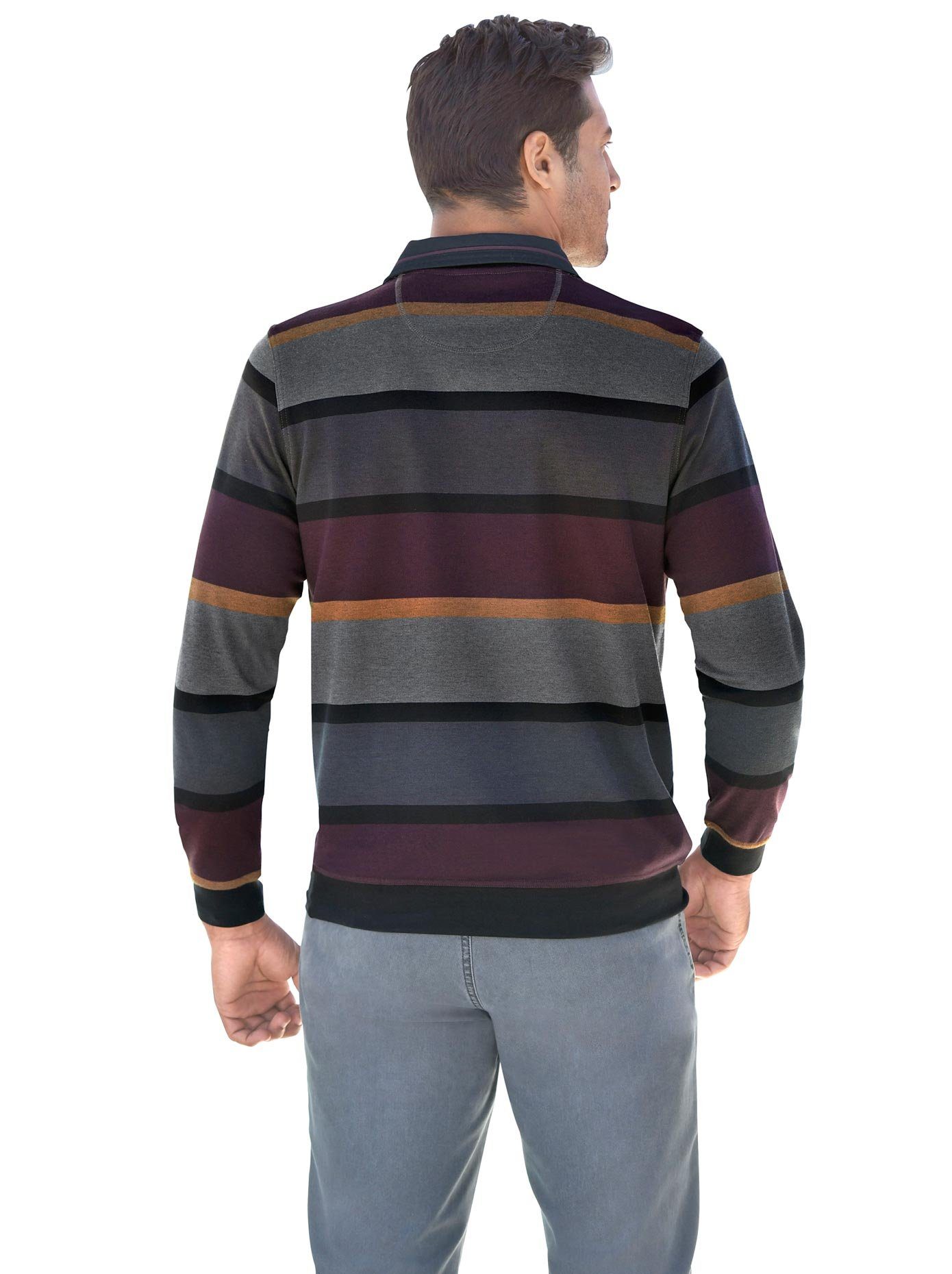 Classic Basics Poloshirt Shirt met lange mouwen (1-delig)