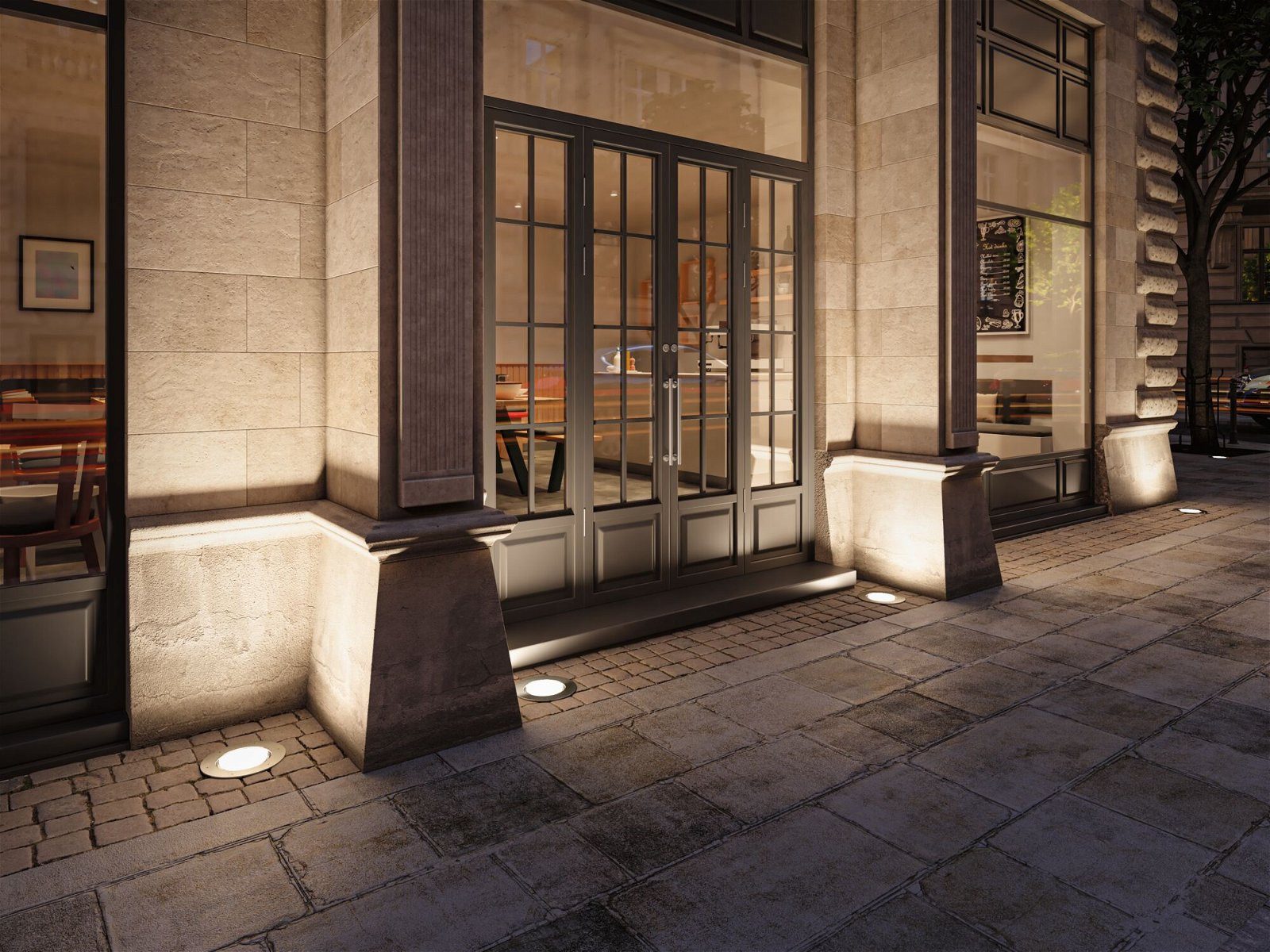 Paulmann Ledinbouwlamp Durea IP67 rond 213mm 3000K 12,5W 870lm 230V roestvrij staal metaal (1 stuk)