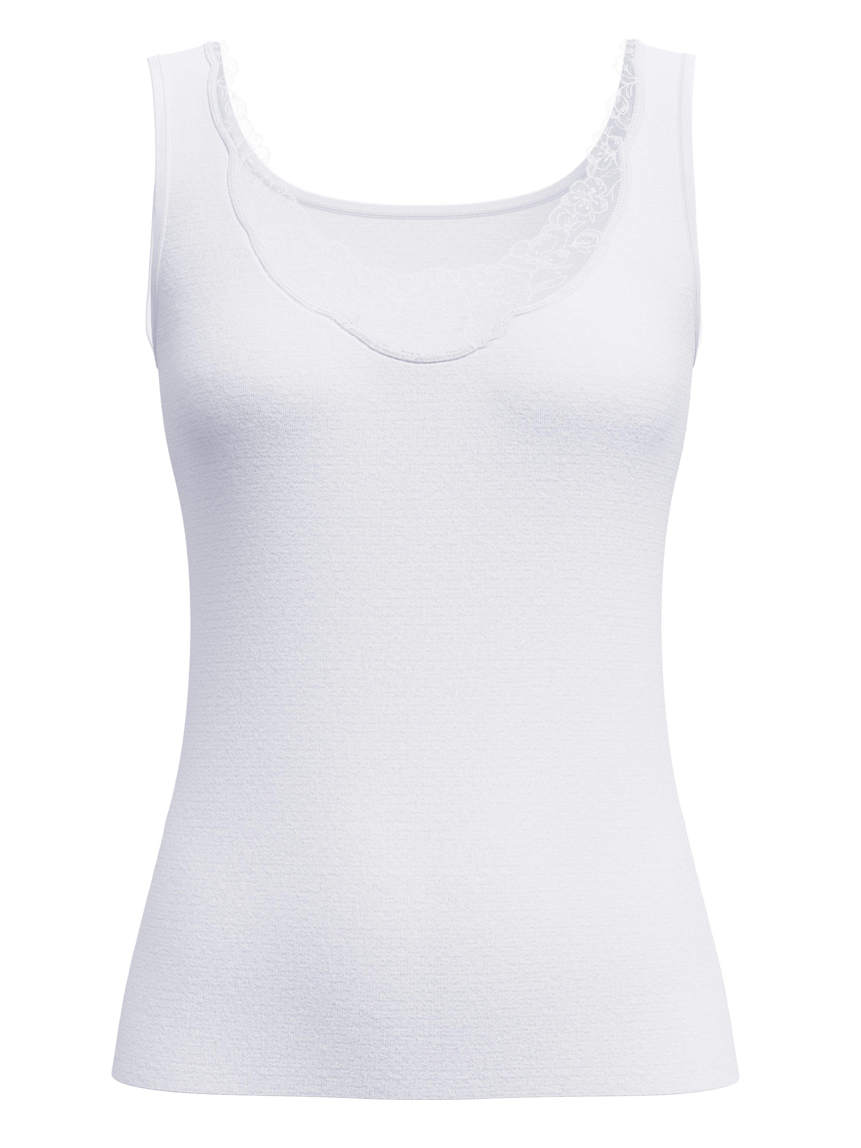 CALIDA Hemd Cotton Desire Kant aan de decolleté