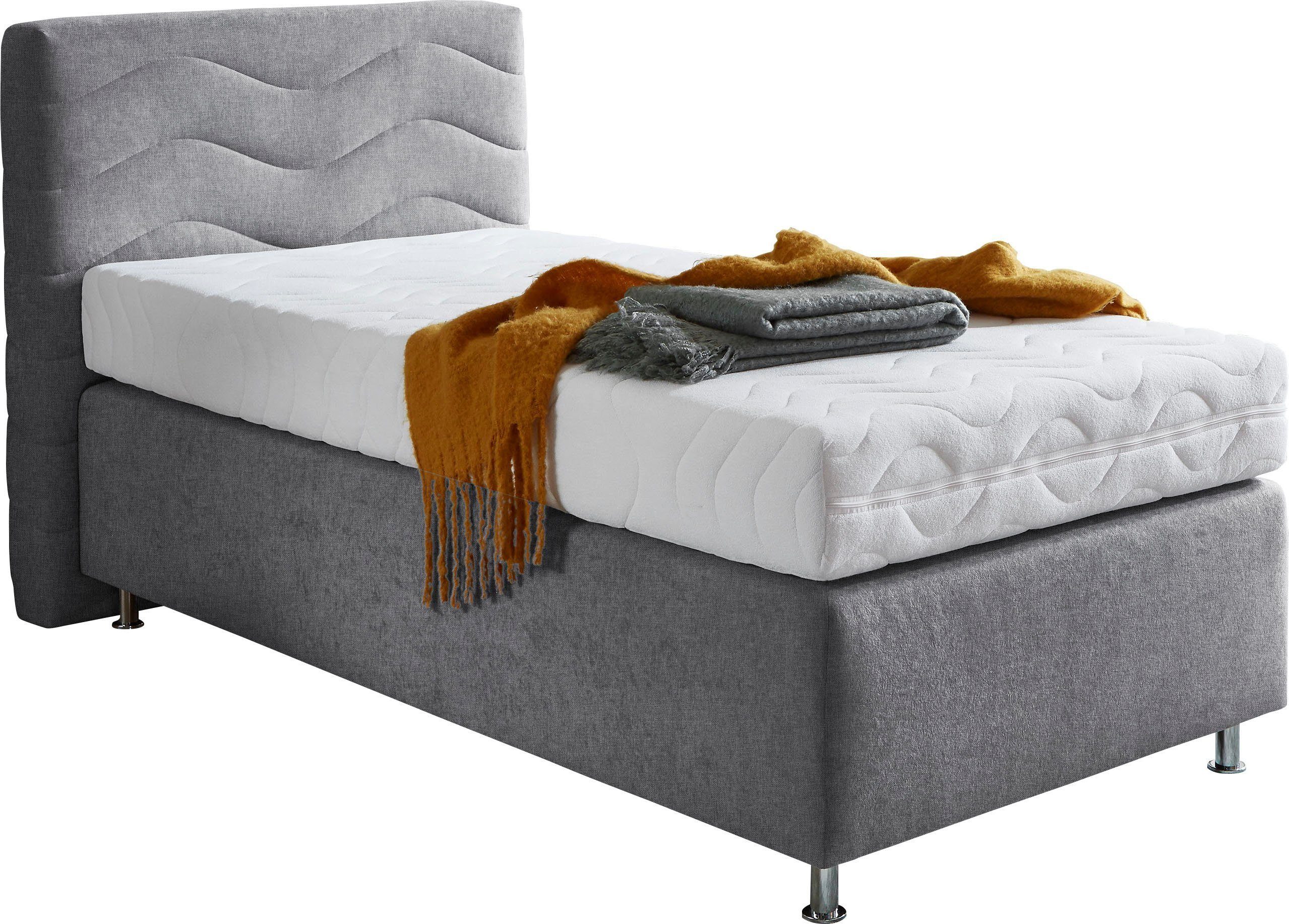 Westfalia Polsterbetten Boxspring Sigma boxsprings grijs