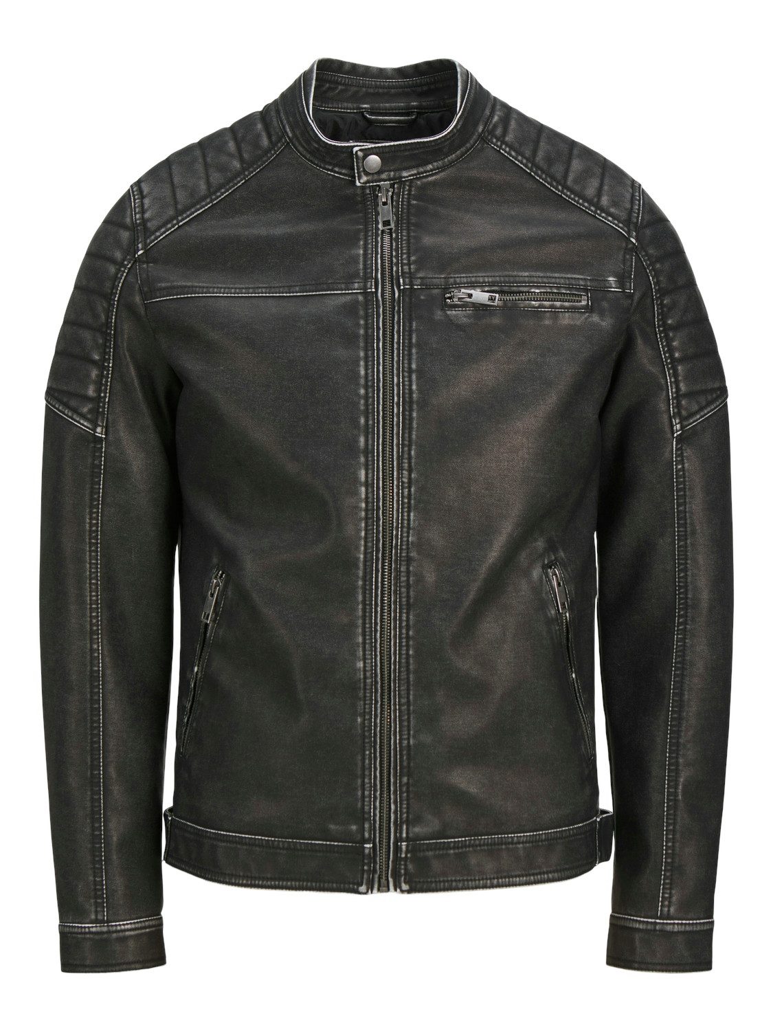 Jack & Jones Imitatieleren jack JJEROCKY WASHED PU JACKET NOOS