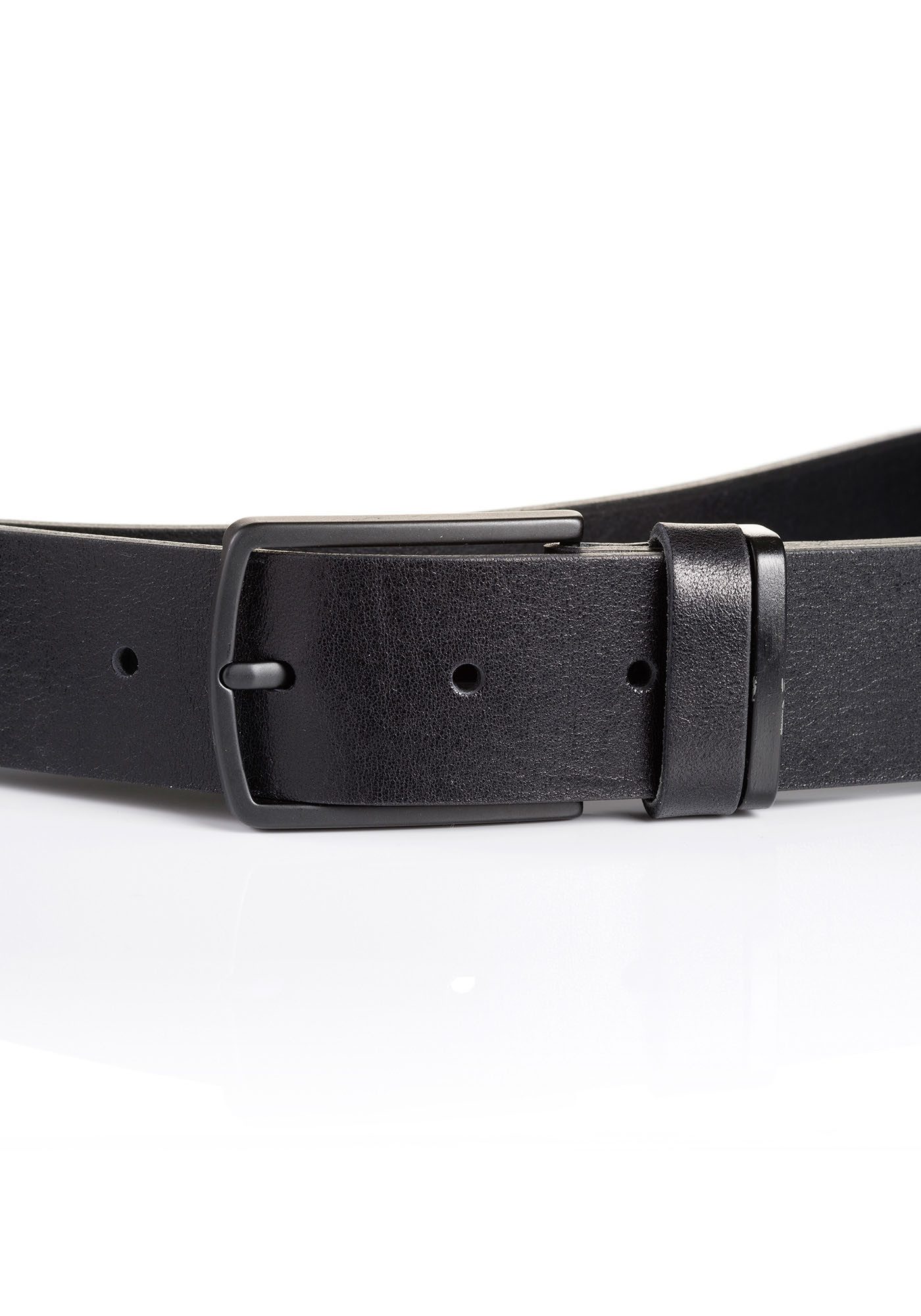 Tom Tailor Leren riem TTHenry met generfde oppervlakken