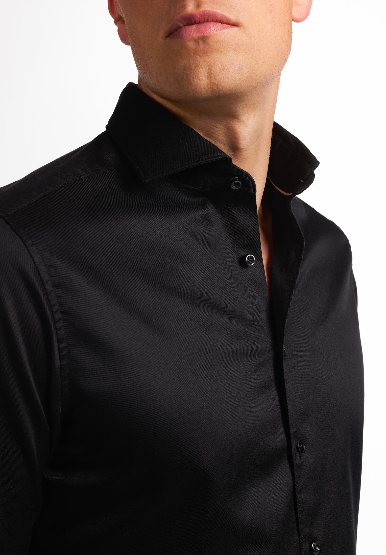 Eterna Overhemd met lange mouwen Slim fit EASY IRON (gemakkelijk te strijken)