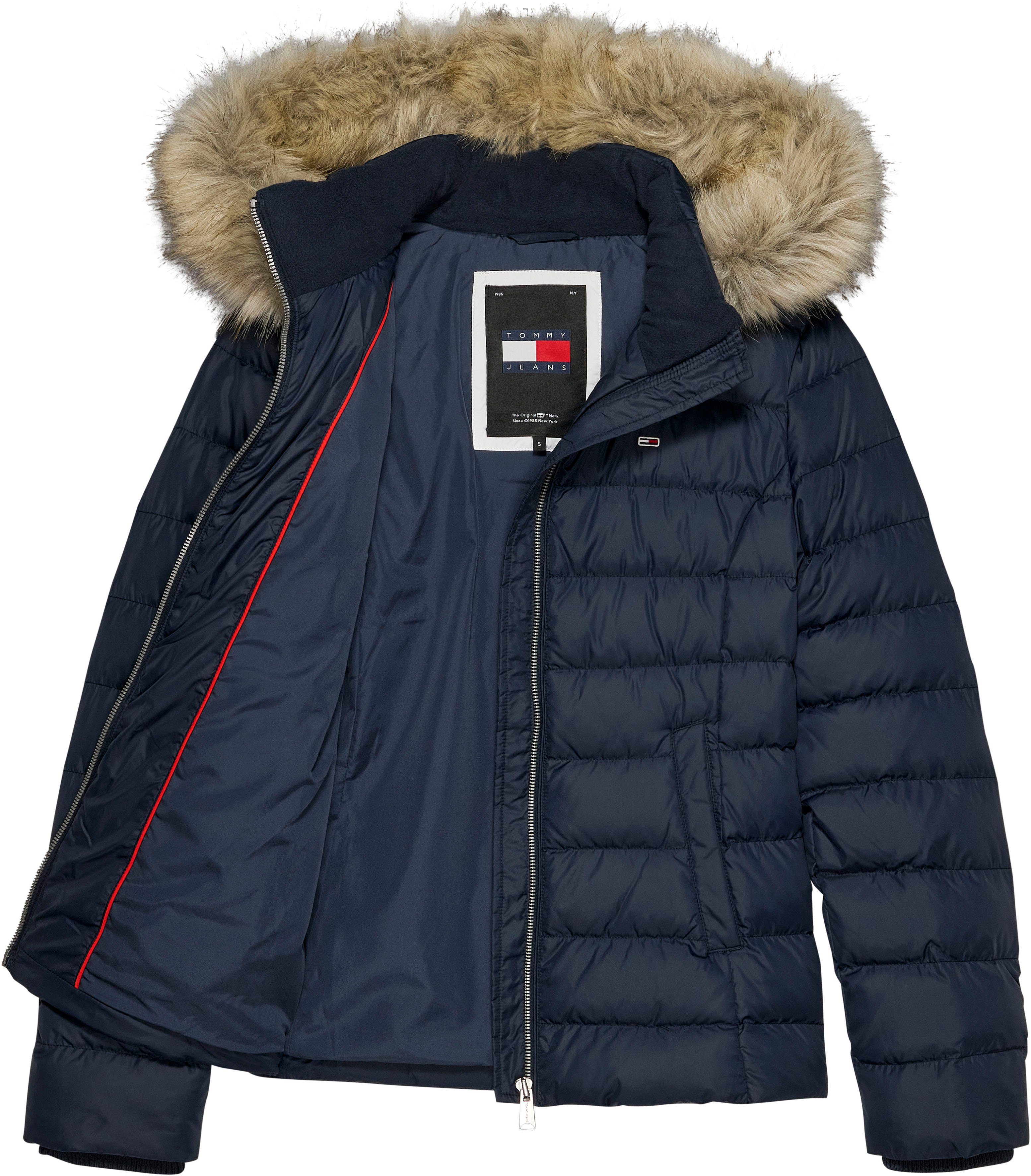 TOMMY JEANS Gewatteerde jas TJW BASIC HOODED DOWN JACKET EXT