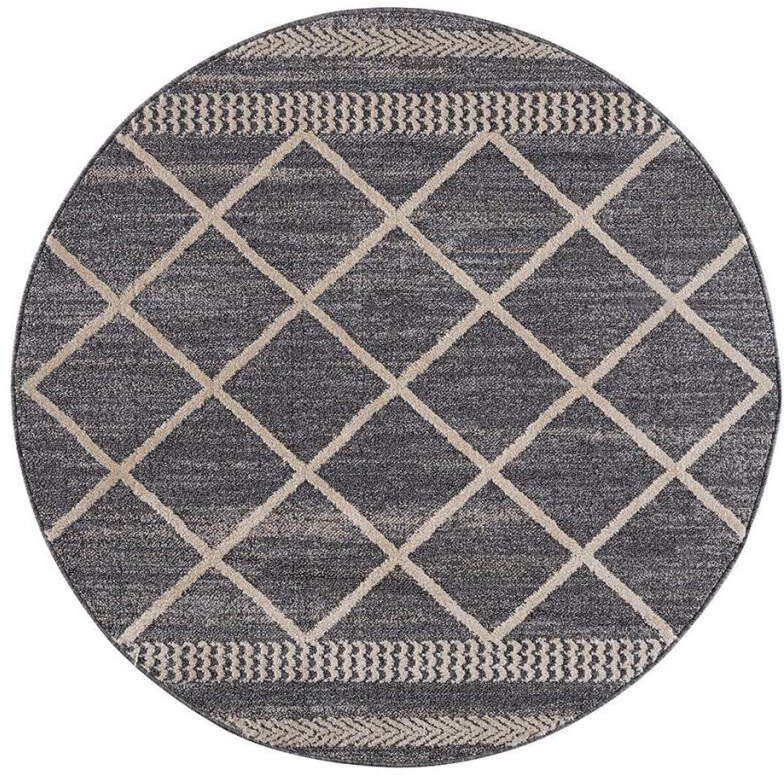 Carpet City Vloerkleed Art 2645 Korte pool, ruiten-look, ideaal voor hal & entree