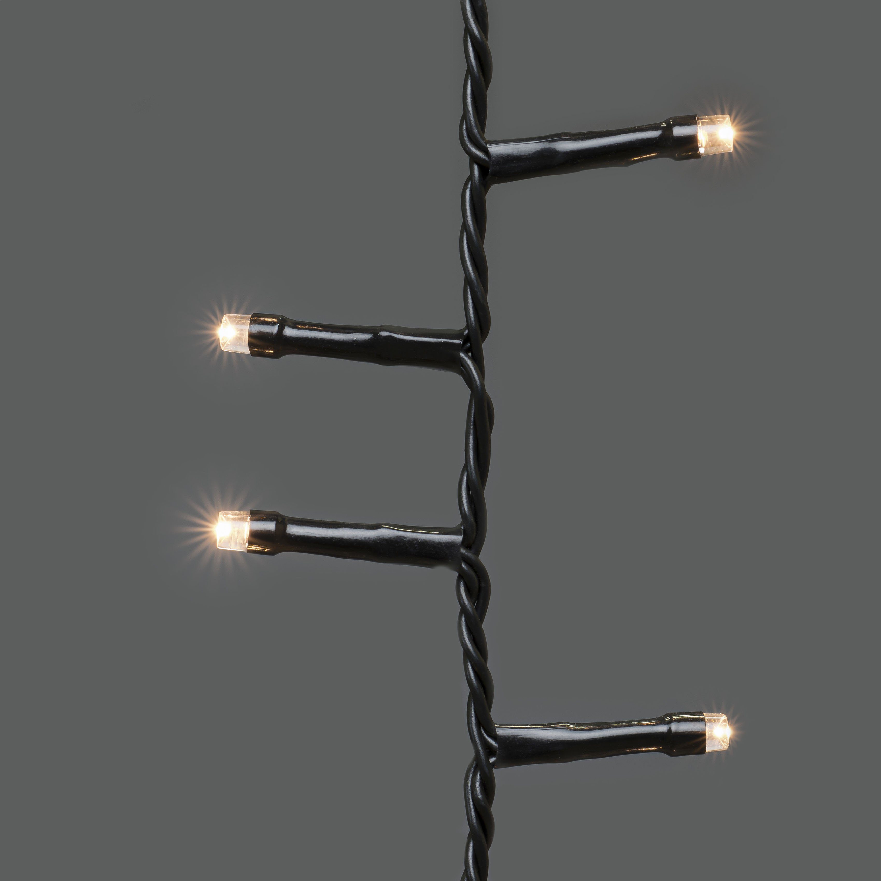 KONSTSMIDE Led-boomverlichting Kerstversiering buiten, kerstversiering Micro-led Compactlights lichtsnoer met ring, 6 strengen à 180 dioden (1 stuk)