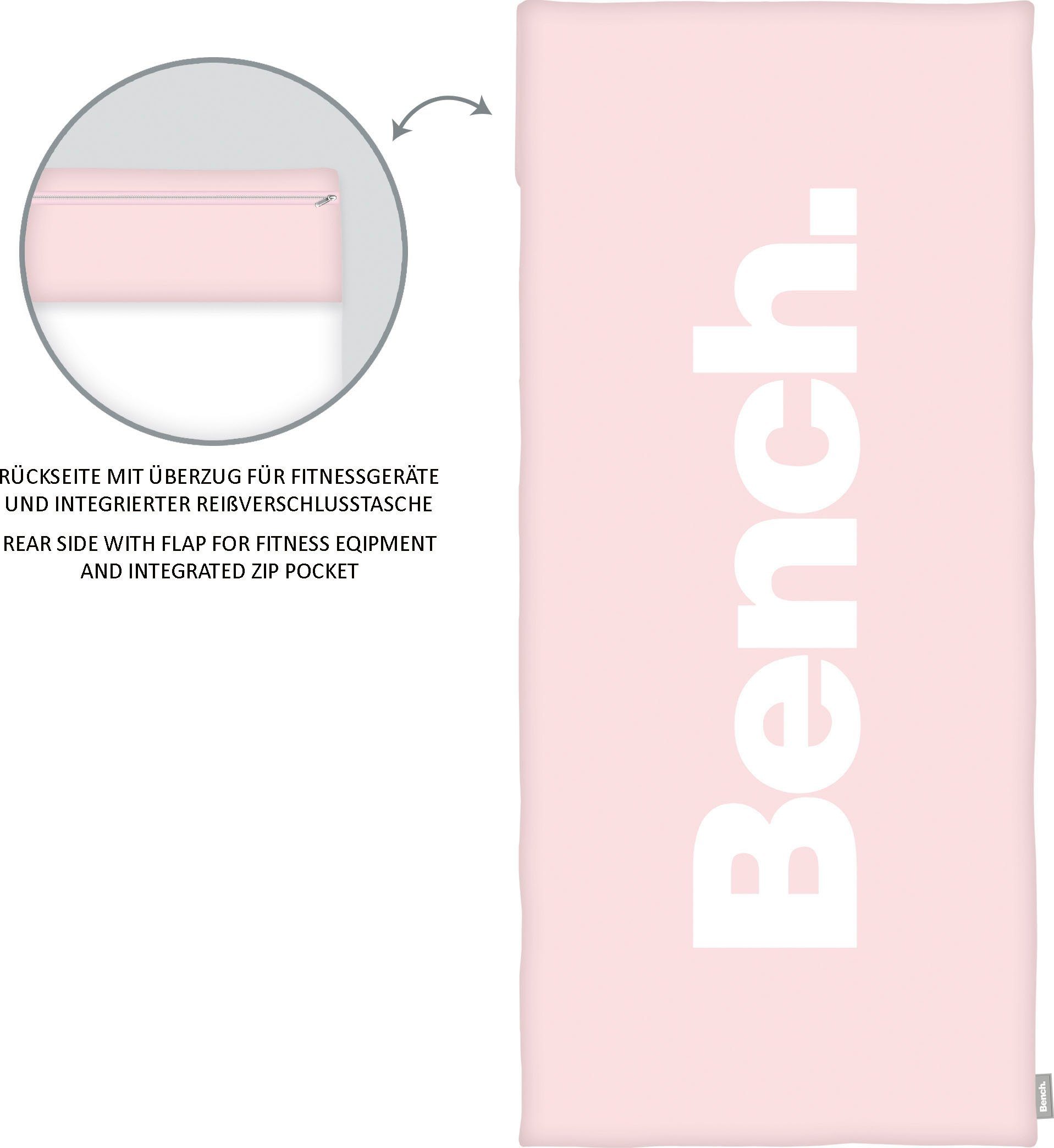 Bench. Sporthanddoek Bench Bench fitnessdoek / sport towel met klep & tas, 50x110 cm (1 stuk)