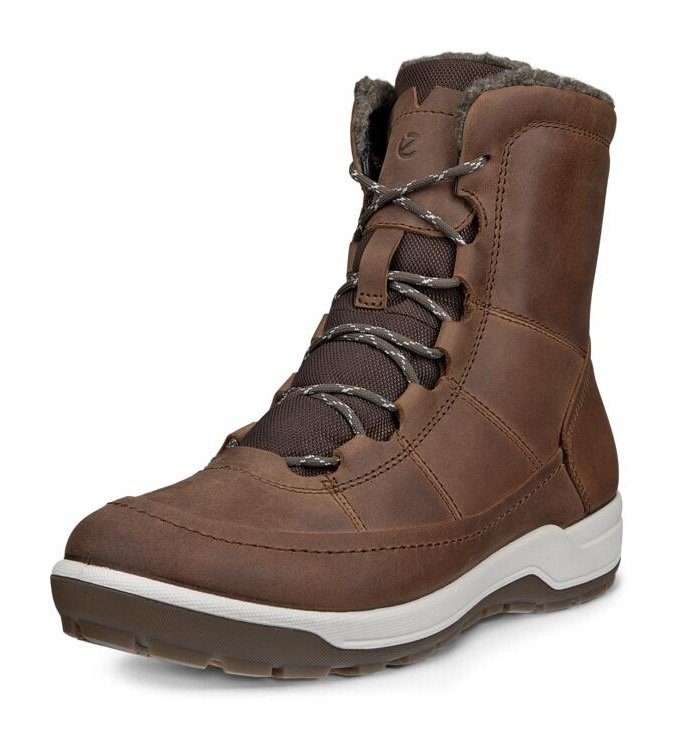 Ecco Winterlaarzen TRACE LITE , veterschoenen, outdoorlaarzen met waterdichte uitrusting dames laarzen maat 38 bruin