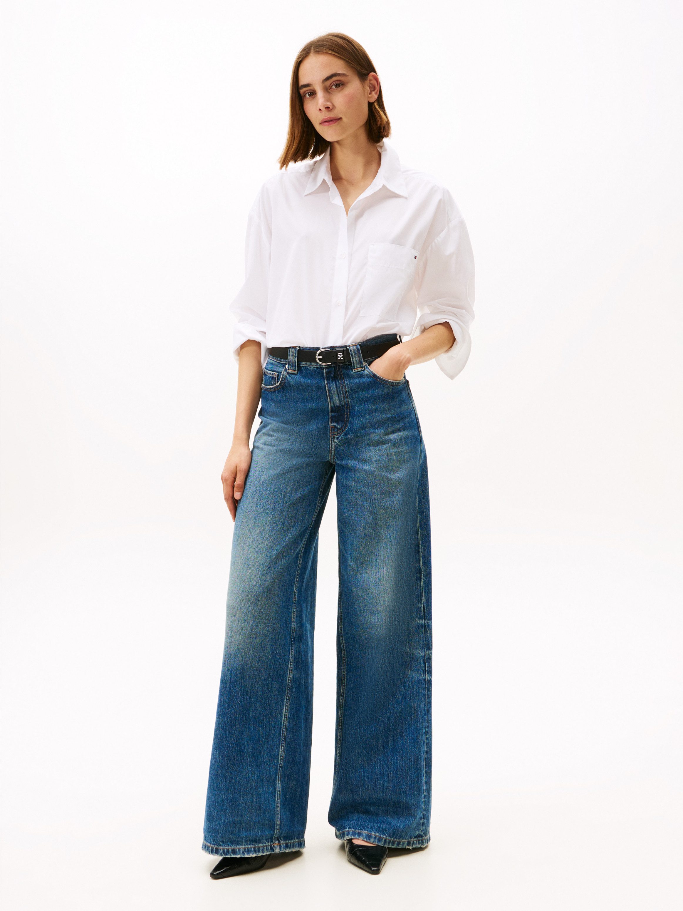 Tommy Hilfiger Overhemdblouse NEW POPLIN EASY SHIRT