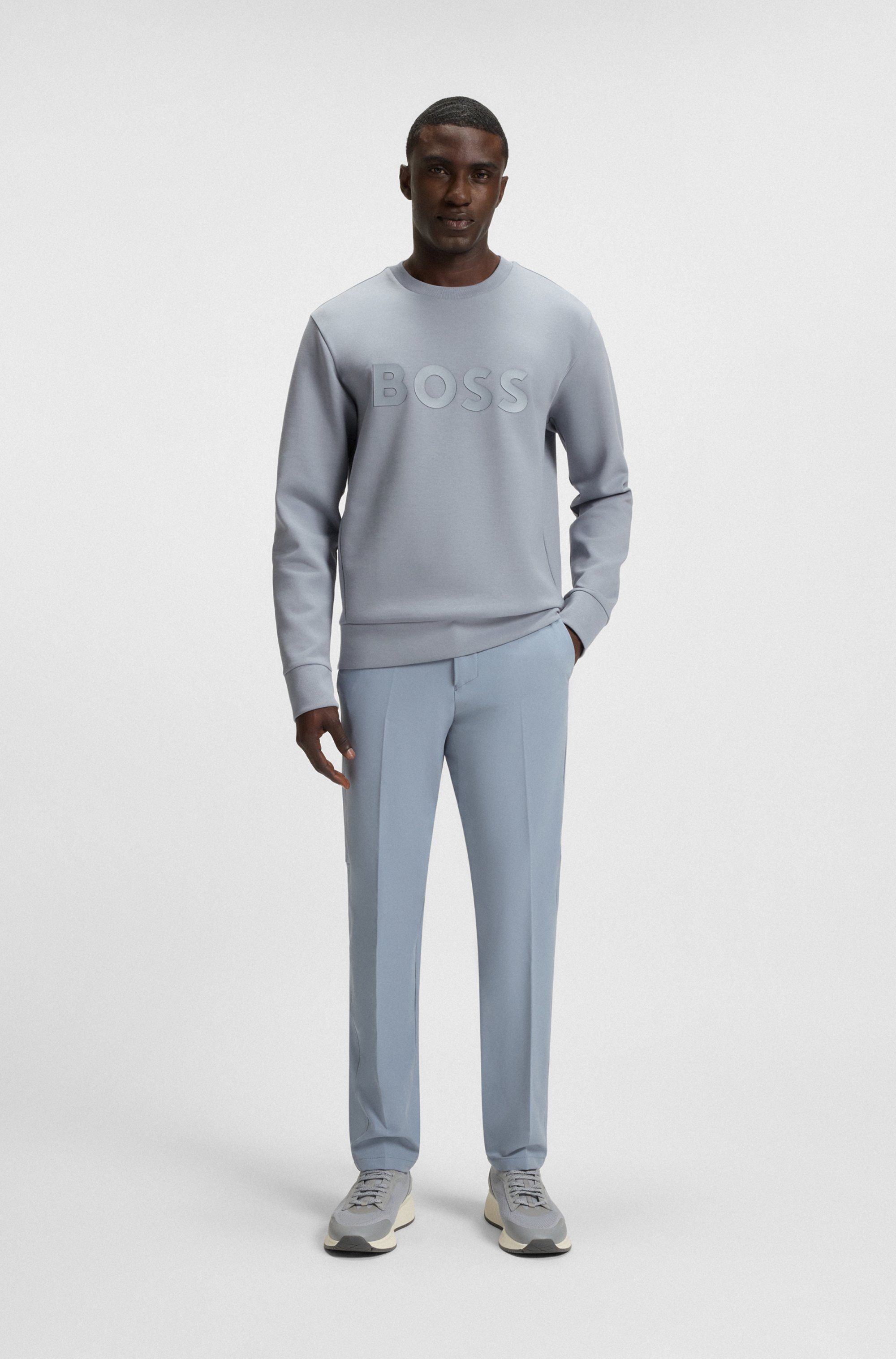 BOSS GREEN Sweatshirt Salbo met logoprint