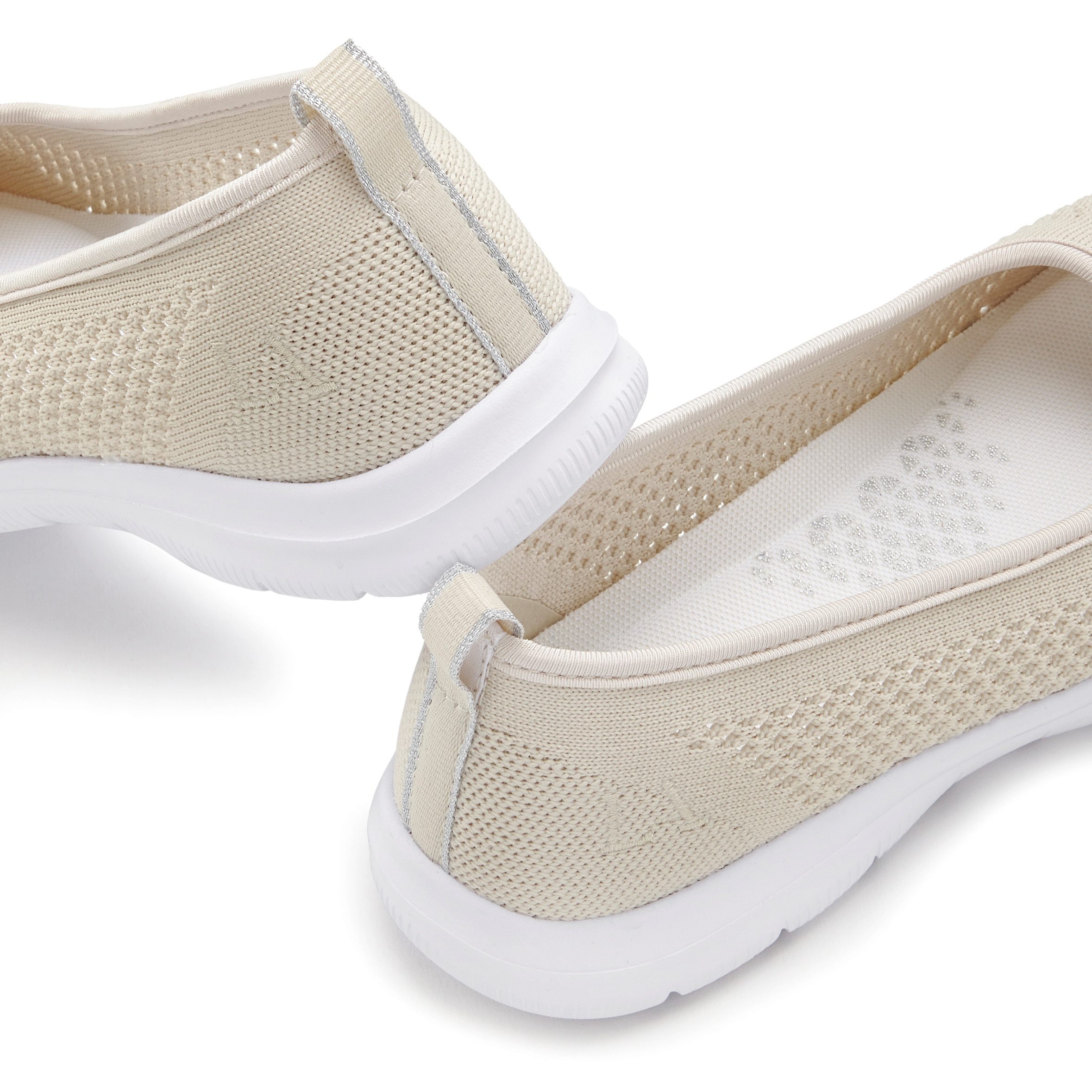 Lascana Sneaker-ballerina’s ultralichte slipper, slip-on sneaker, vrijetijdsschoen vegan