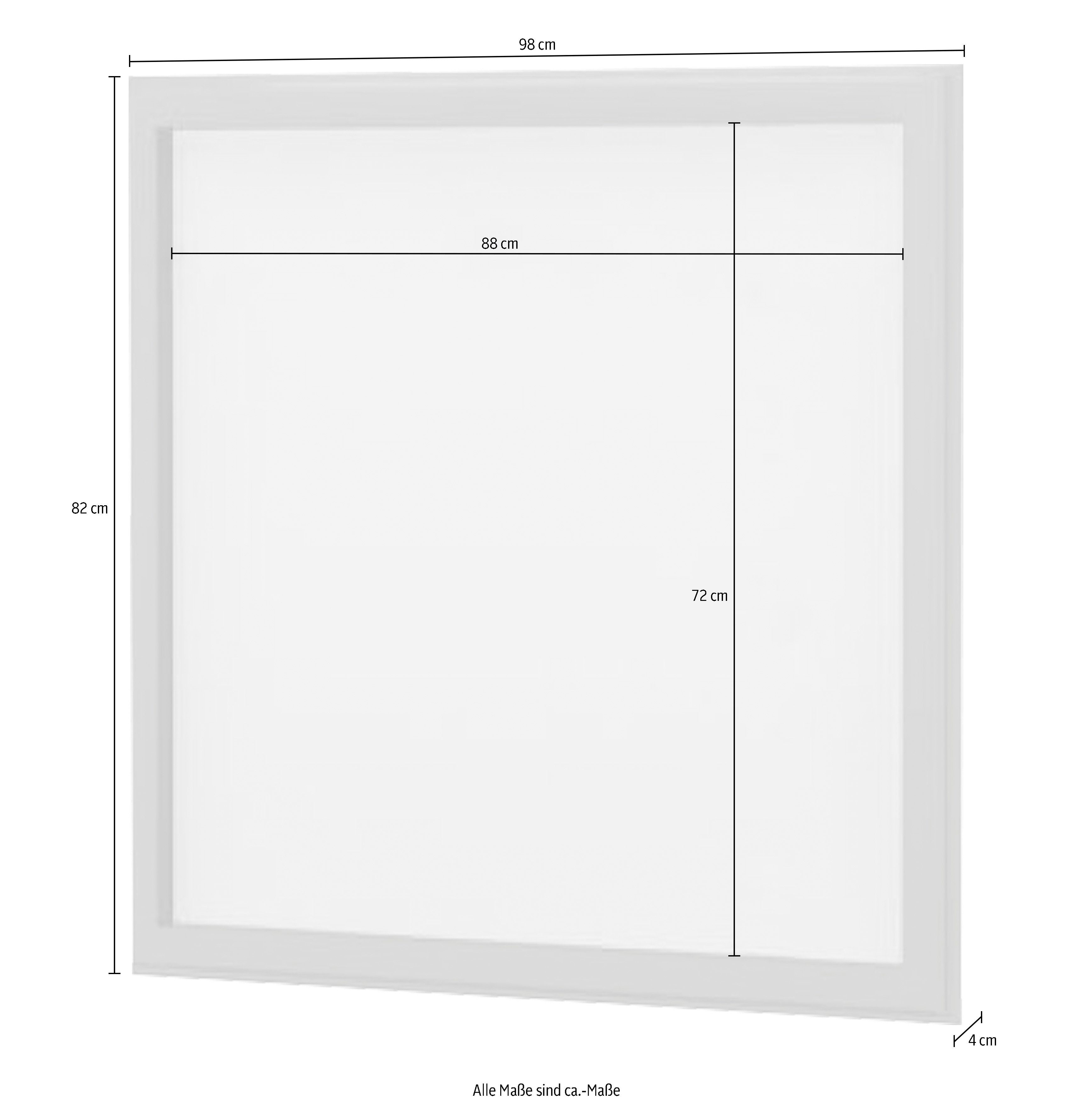 Home affaire Wandspiegel Evergreen, afmetingen (B/D/H): 98/4/82 cm