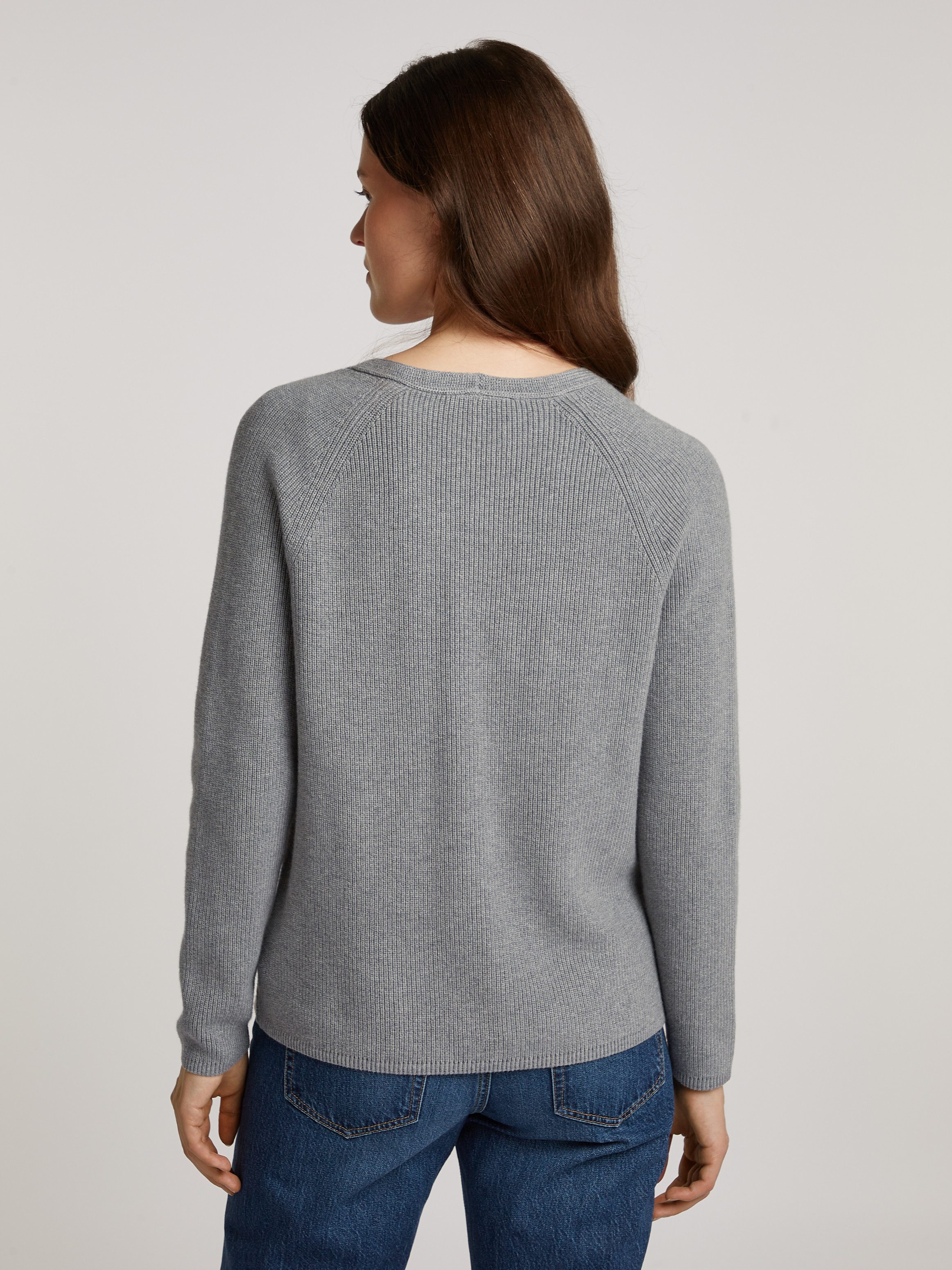 Tommy Hilfiger Gebreide trui CO CARDI STITCH V-NK LS