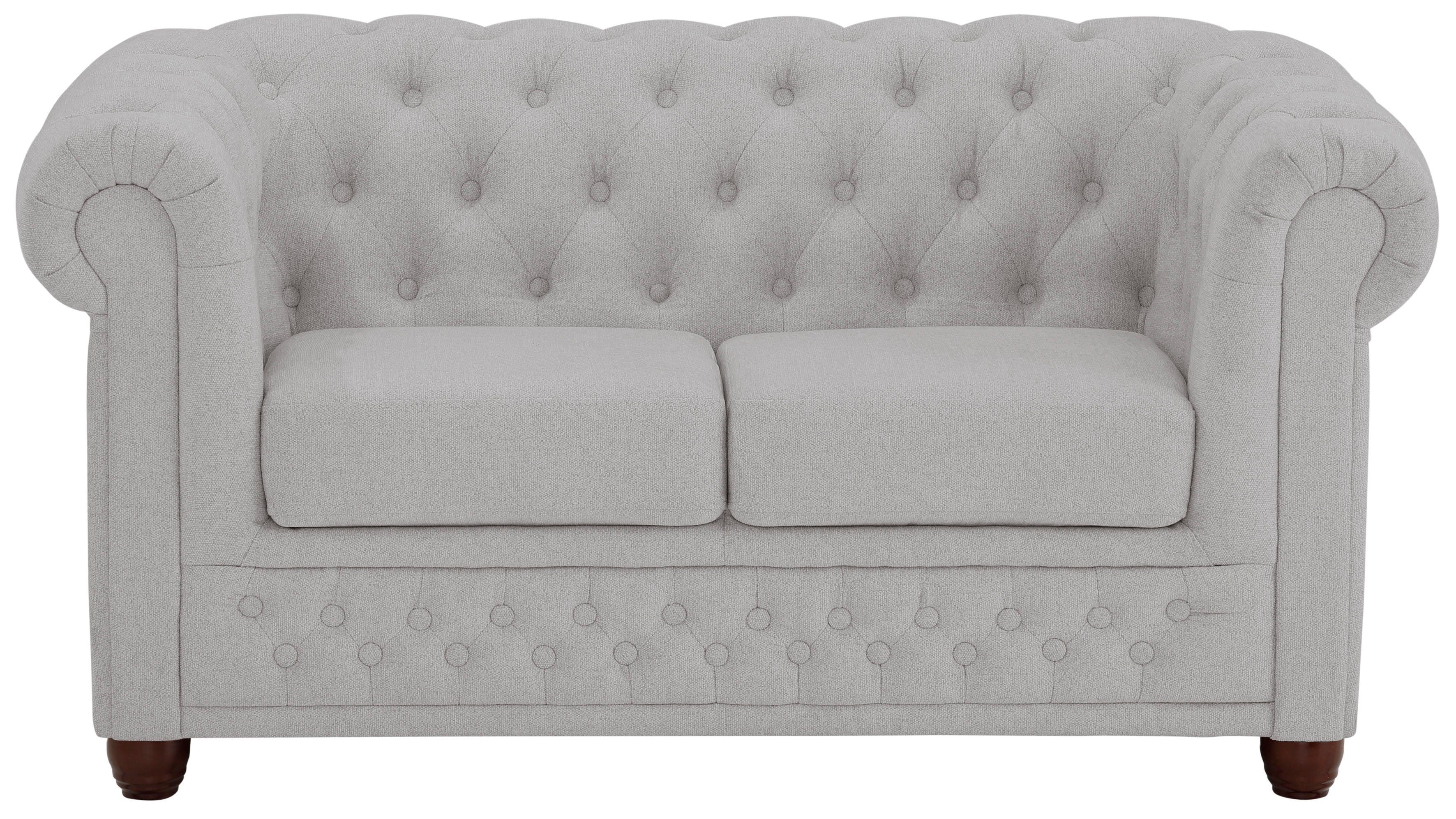 Home affaire Chesterfield-bank New Castle met hoogwaardige capitonnage in chesterfield-design, bxdxh: 148x86x72