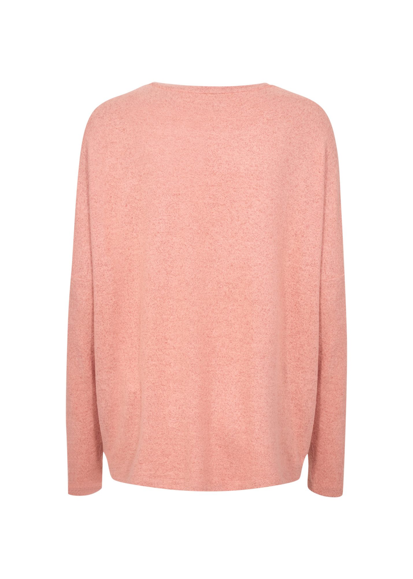 soyaconcept Shirt met ronde hals SC-BIARA 1 comfortabele trui, elastische viscosekwaliteit in gemêleerde uitstraling
