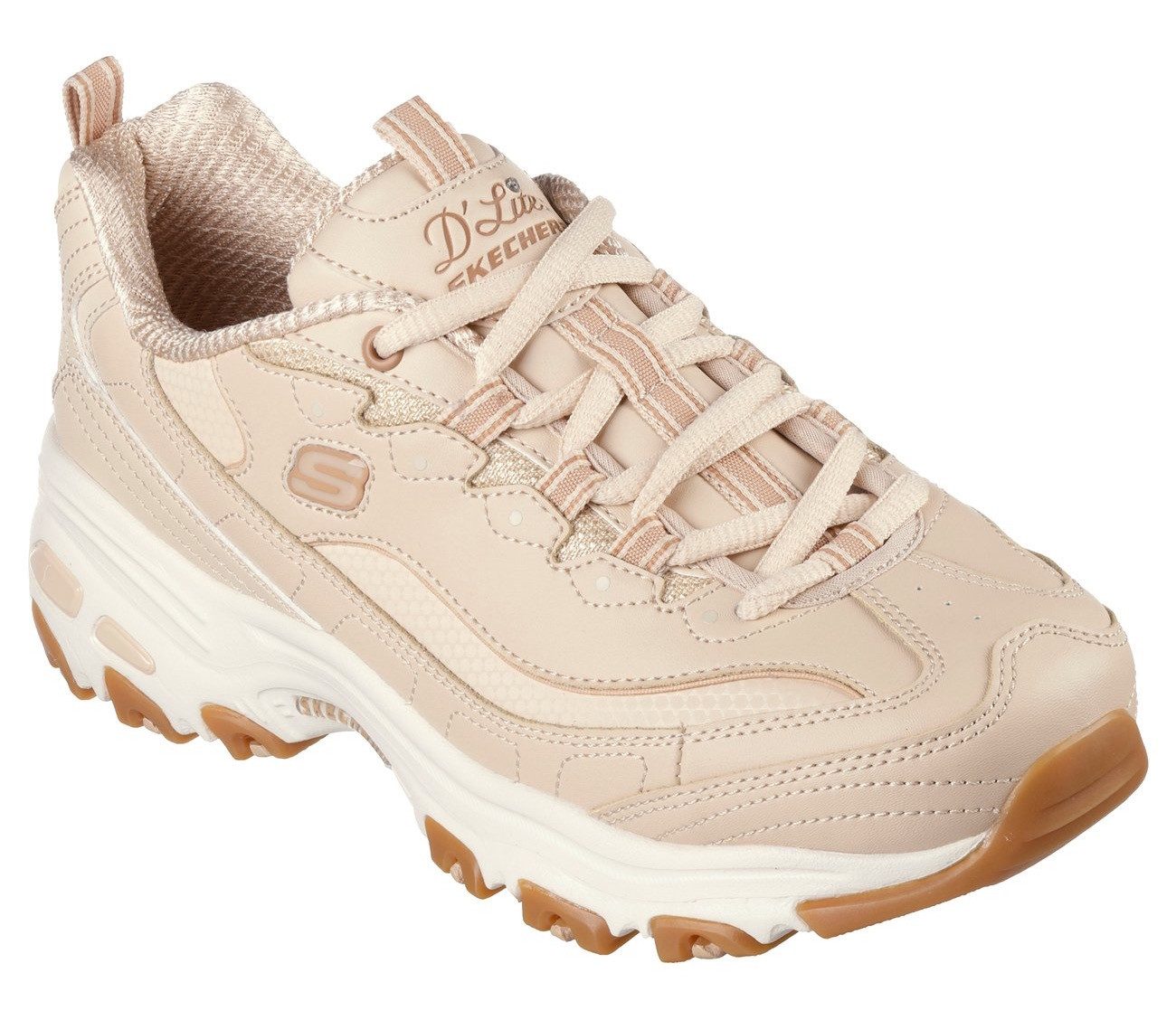 Skechers Sneakers D'LITES-GOOD NEUTRAL chunky sneaker plateausneaker met memory foam