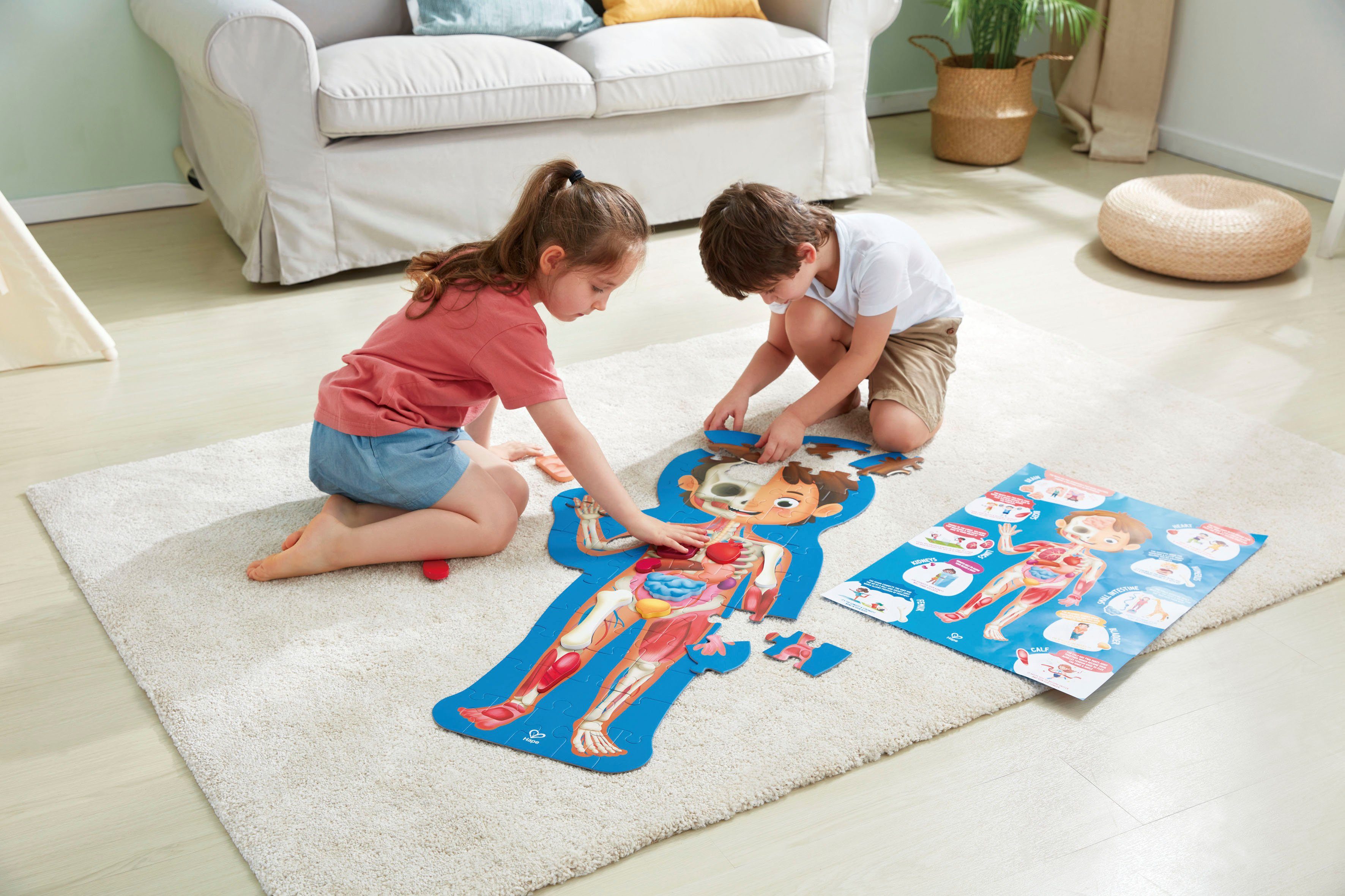 Hape Puzzel Mijn lichaam met 3d-effect