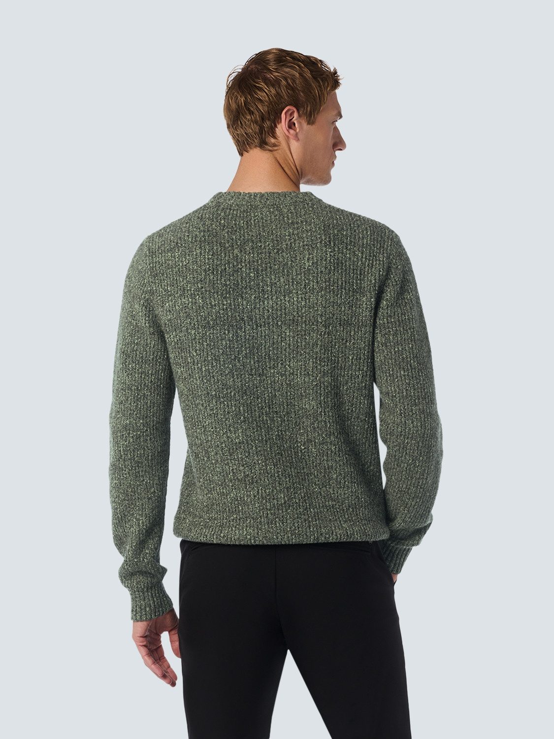 NO EXCESS Gebreide trui in gemêleerde look