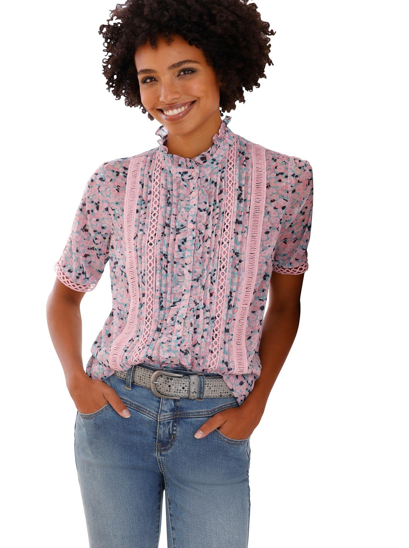 heine Gedessineerde blouse