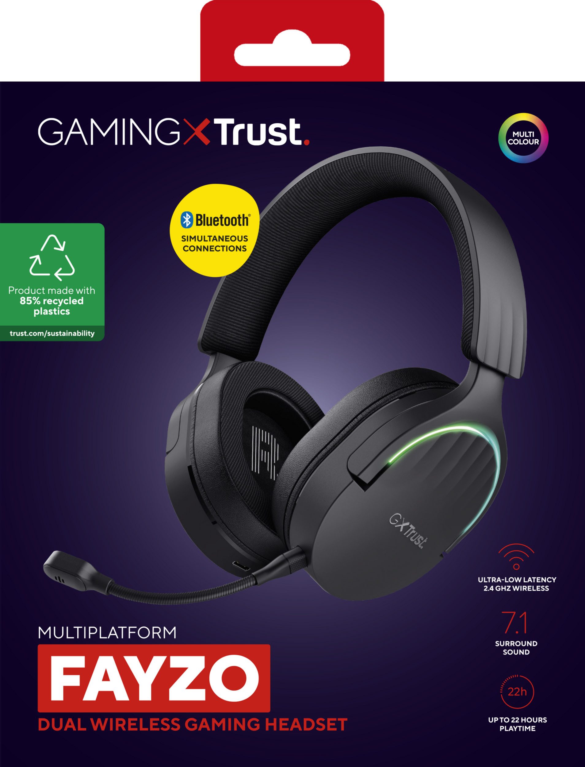 Trust Gaming-headset GXT491 Fayzo
