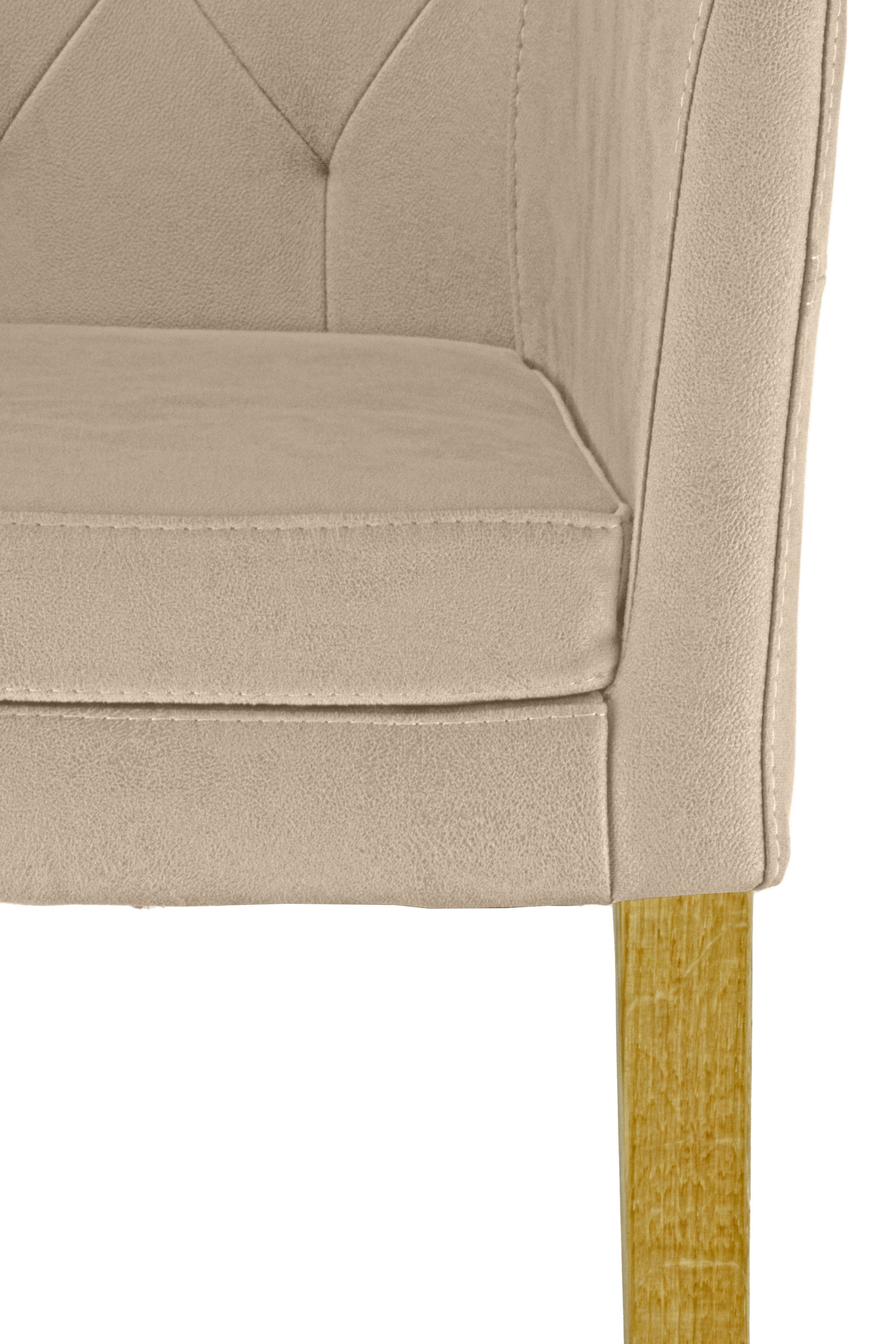 Home affaire Stoel met armleuningen Colorado Frame van massief hout (1 stuk)