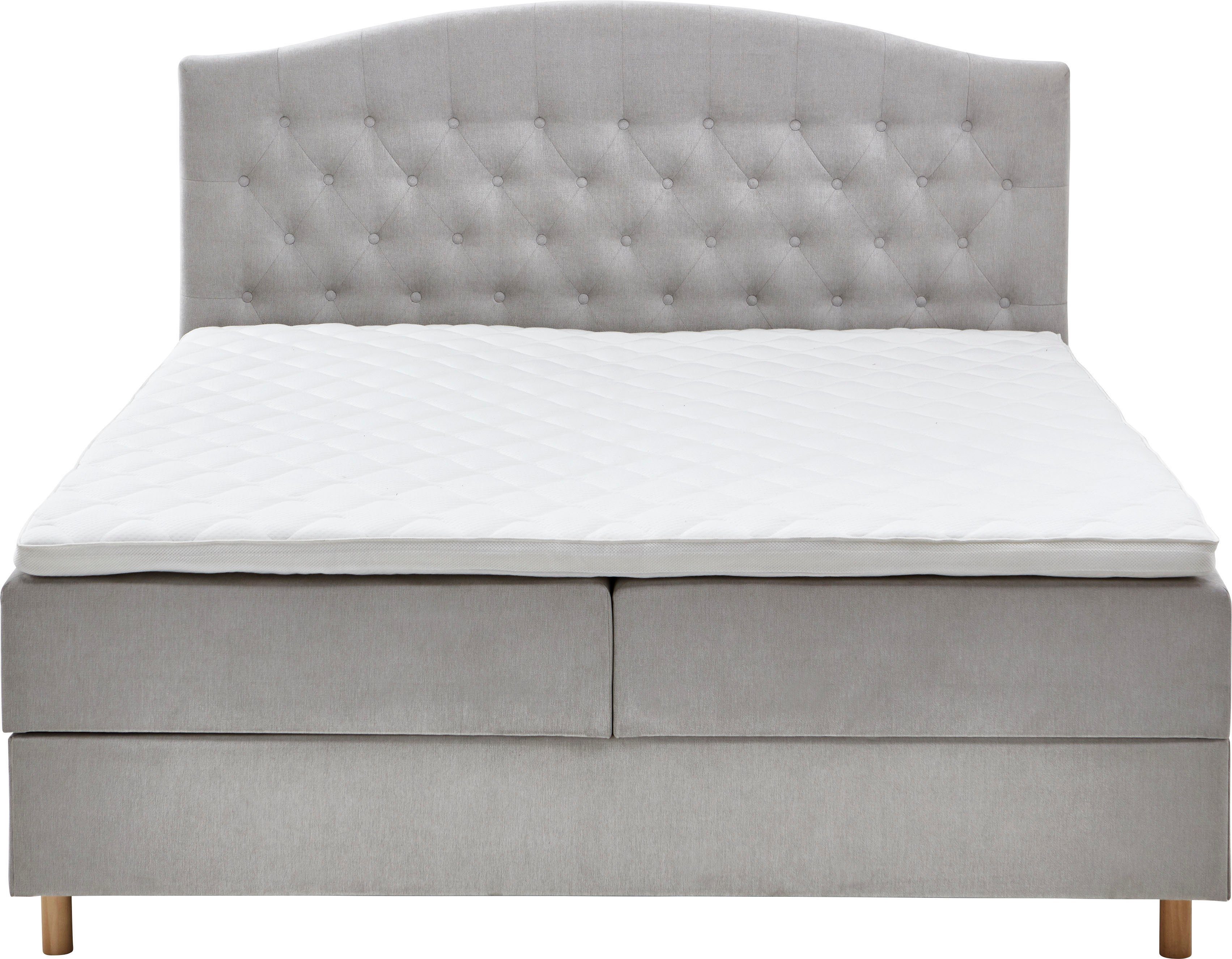 Home affaire Boxspring Piemont met bedkist en topmatras