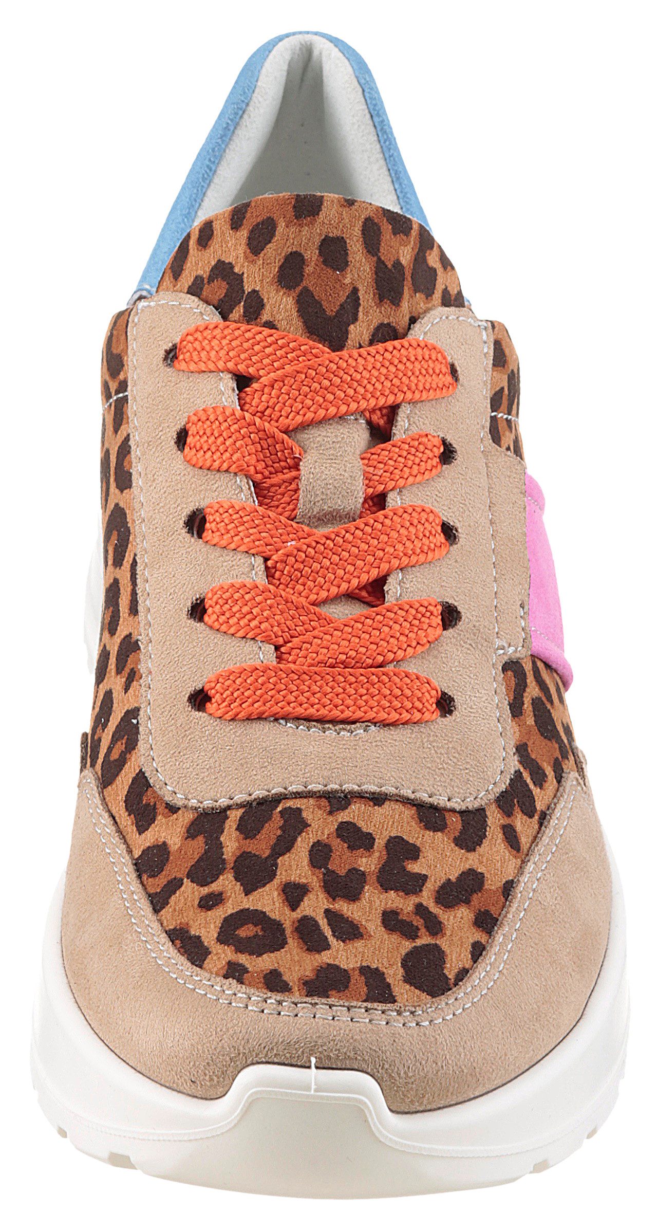Ara Sneakers met sleehak New York , wig sneaker, veterschoen in comfortwijdte h (= zeer breed)