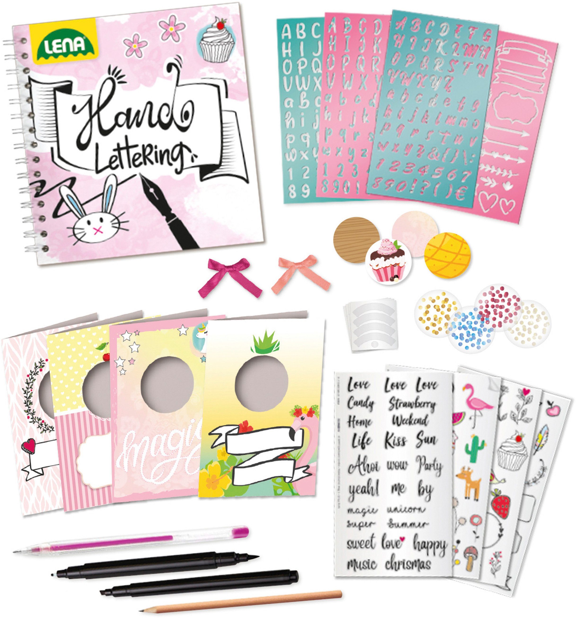 Lena® Knutselset Handlettering set, groot