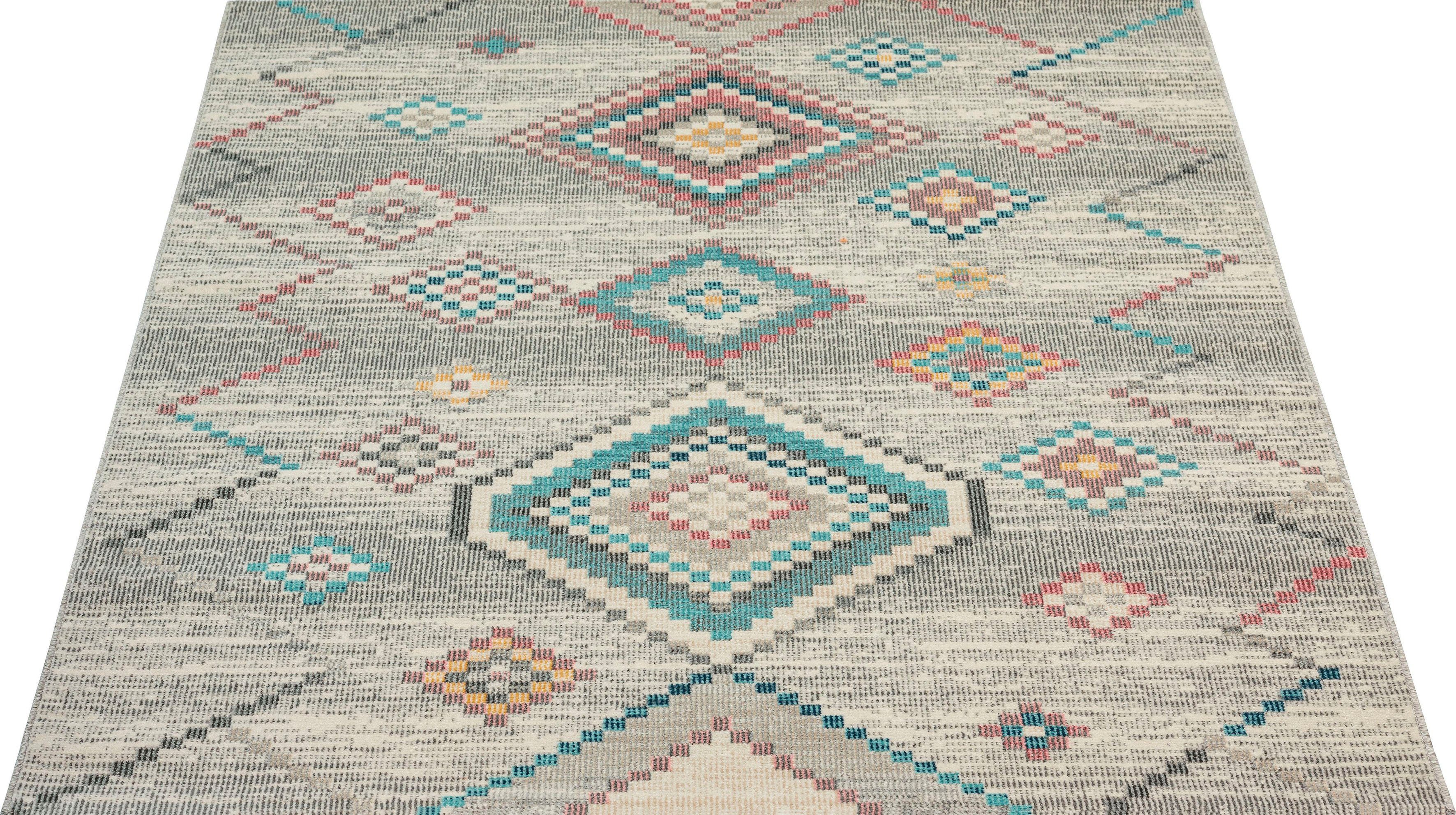 merinos Vloerkleed Salsa Outdoor 54509 Geschikt voor binnen en buiten, buitenruimte, balkon, robuust, vintage